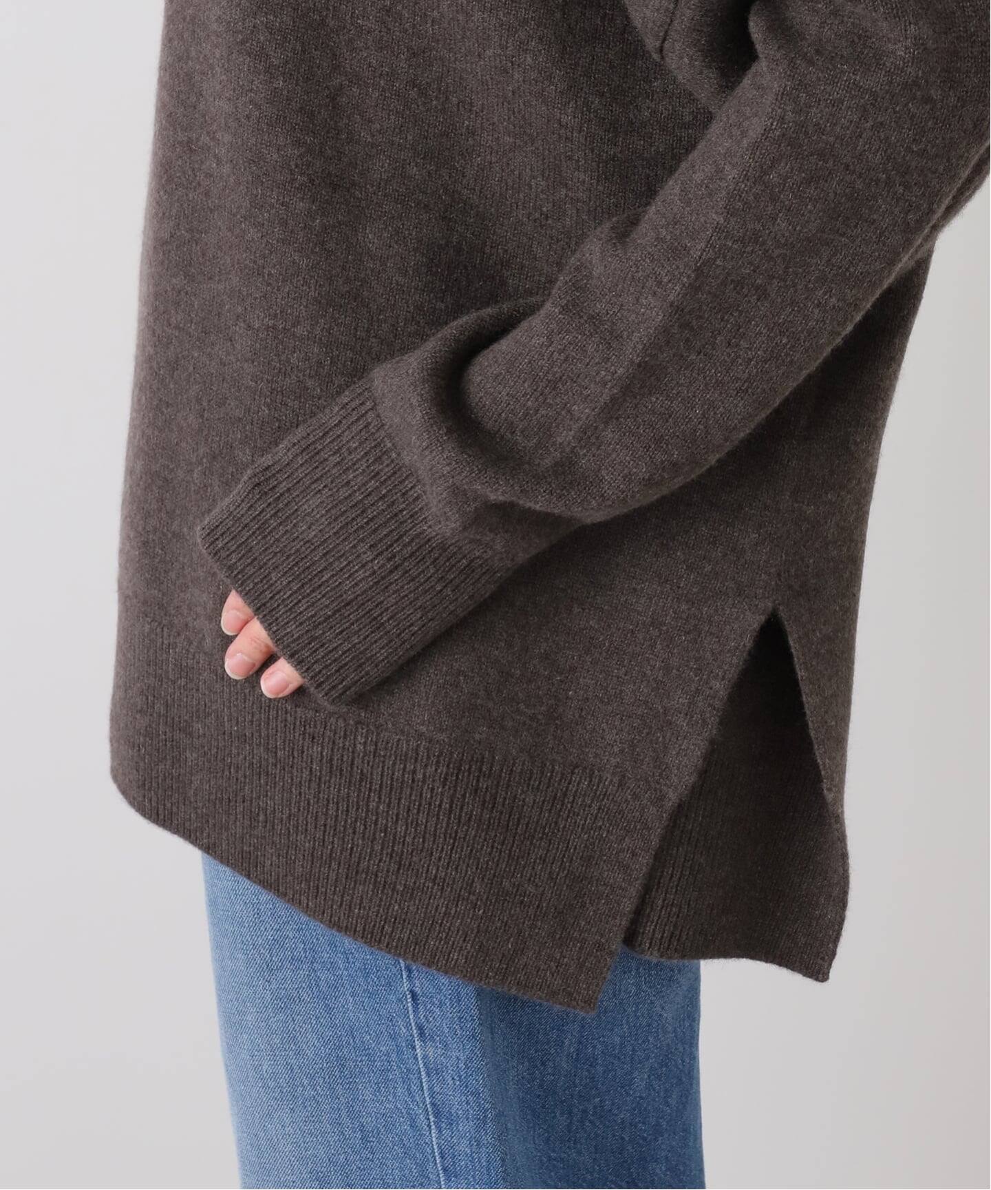 アパルトモン　Cashemere Rib Knit カシミヤニット Lightweight Textured Cashmere Crew - Azure | James Perse Los Angeles