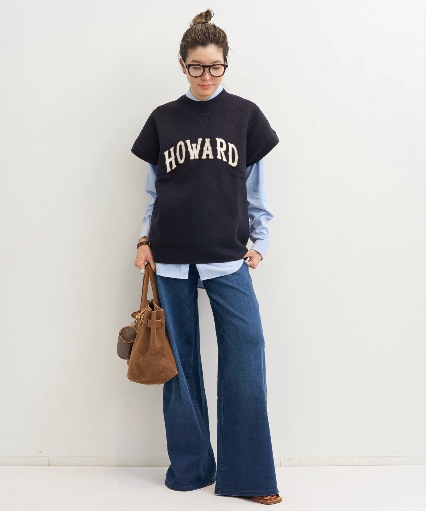 WALES BONNER/ウェールズ ボナー】 HOWARD KNIT VEST（ベスト）｜L 
