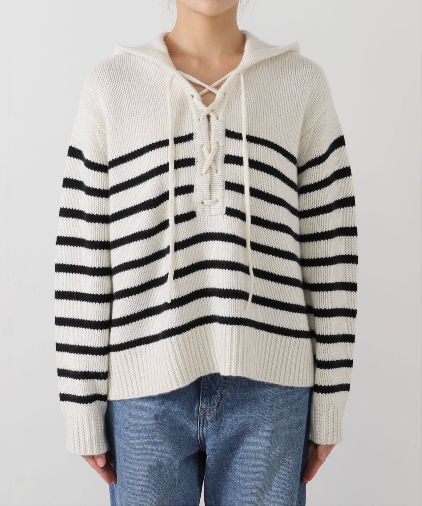 NILI LOTAN/ニリ ロタン】 NOEMI STRIPE SWEATER（ニット