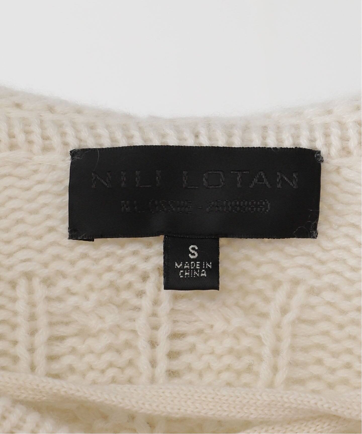 NILI LOTAN/ニリ ロタン】 NOEMI STRIPE SWEATER（ニット