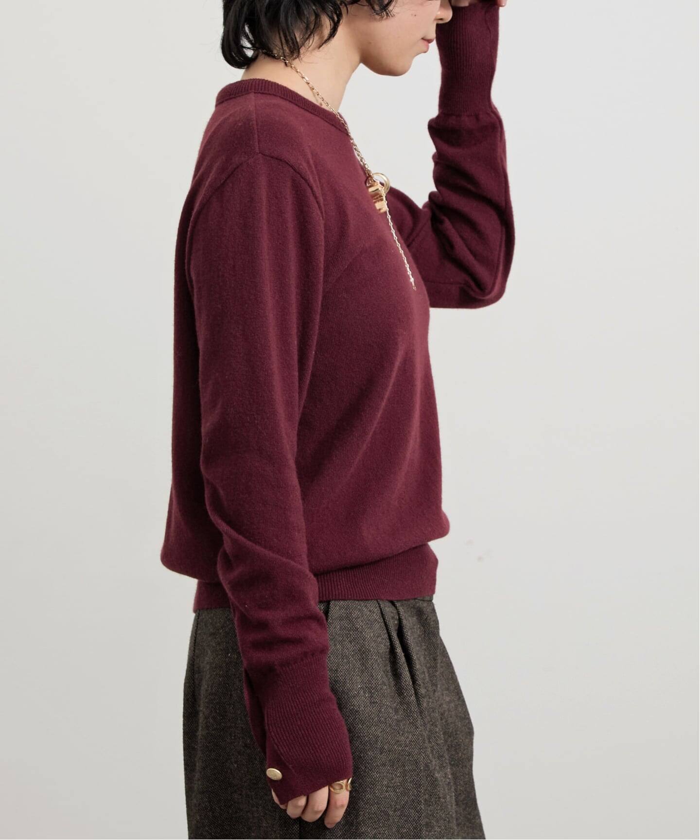 LES PRAIRIES DE PARIS/レプレリード パリ】 CREW NECK KNIT（ニット 