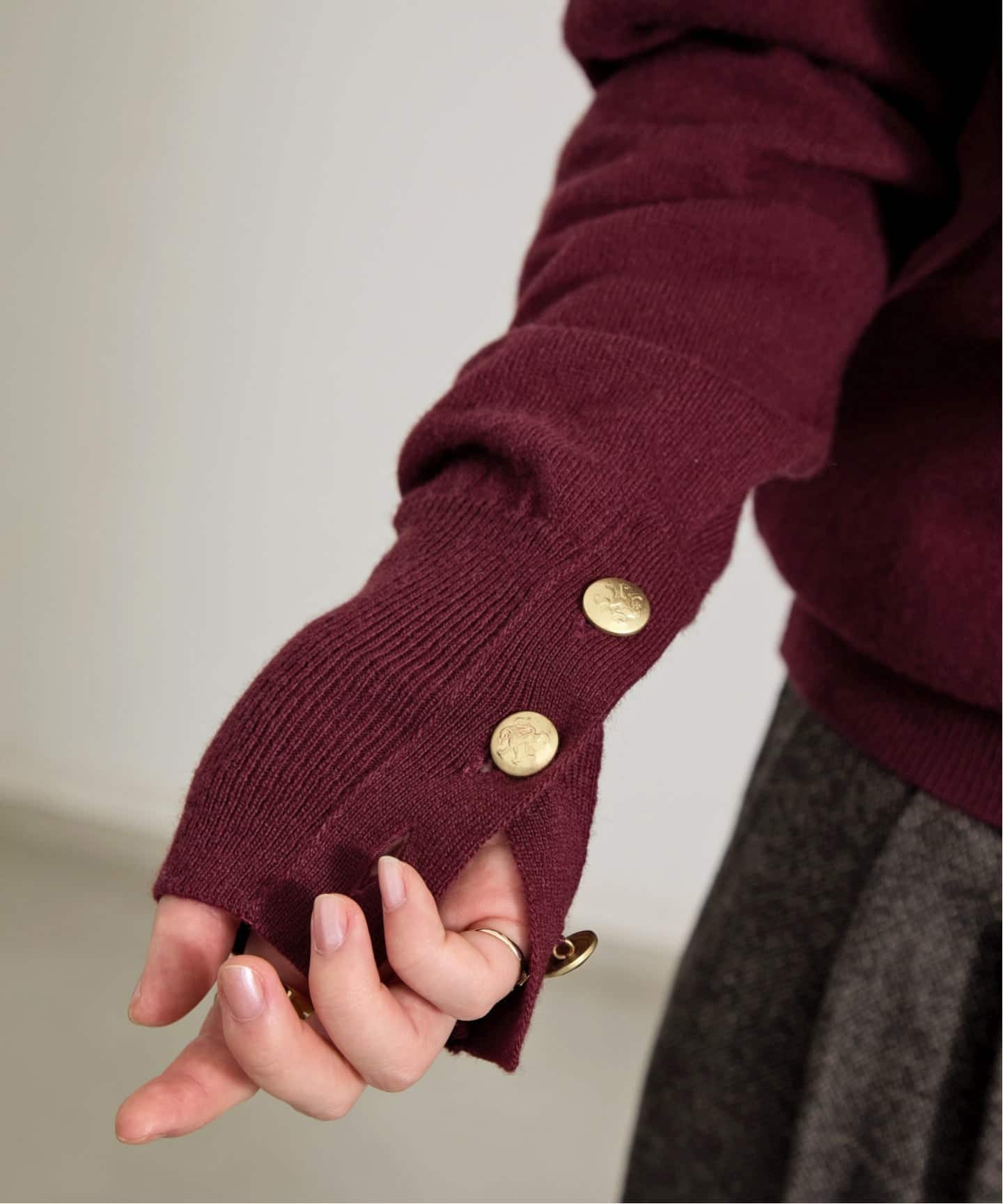レプレリード パリ　CREW NECK KNIT LES PRAIRIES DE PARIS/レプレリード パリ】 CREW NECK KNIT