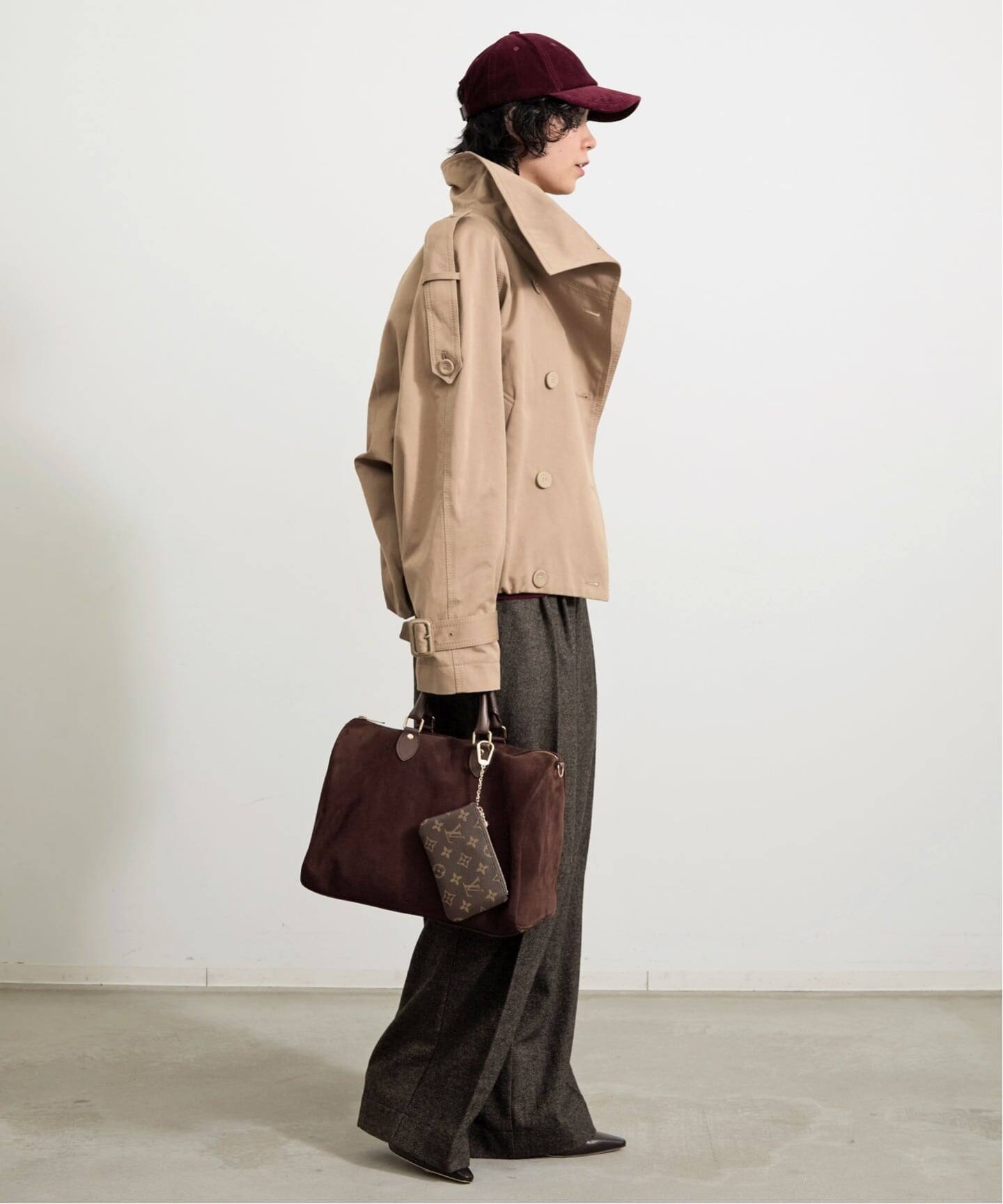 LES PRAIRIES DE PARIS/レプレリード パリ】 CREW NECK KNIT