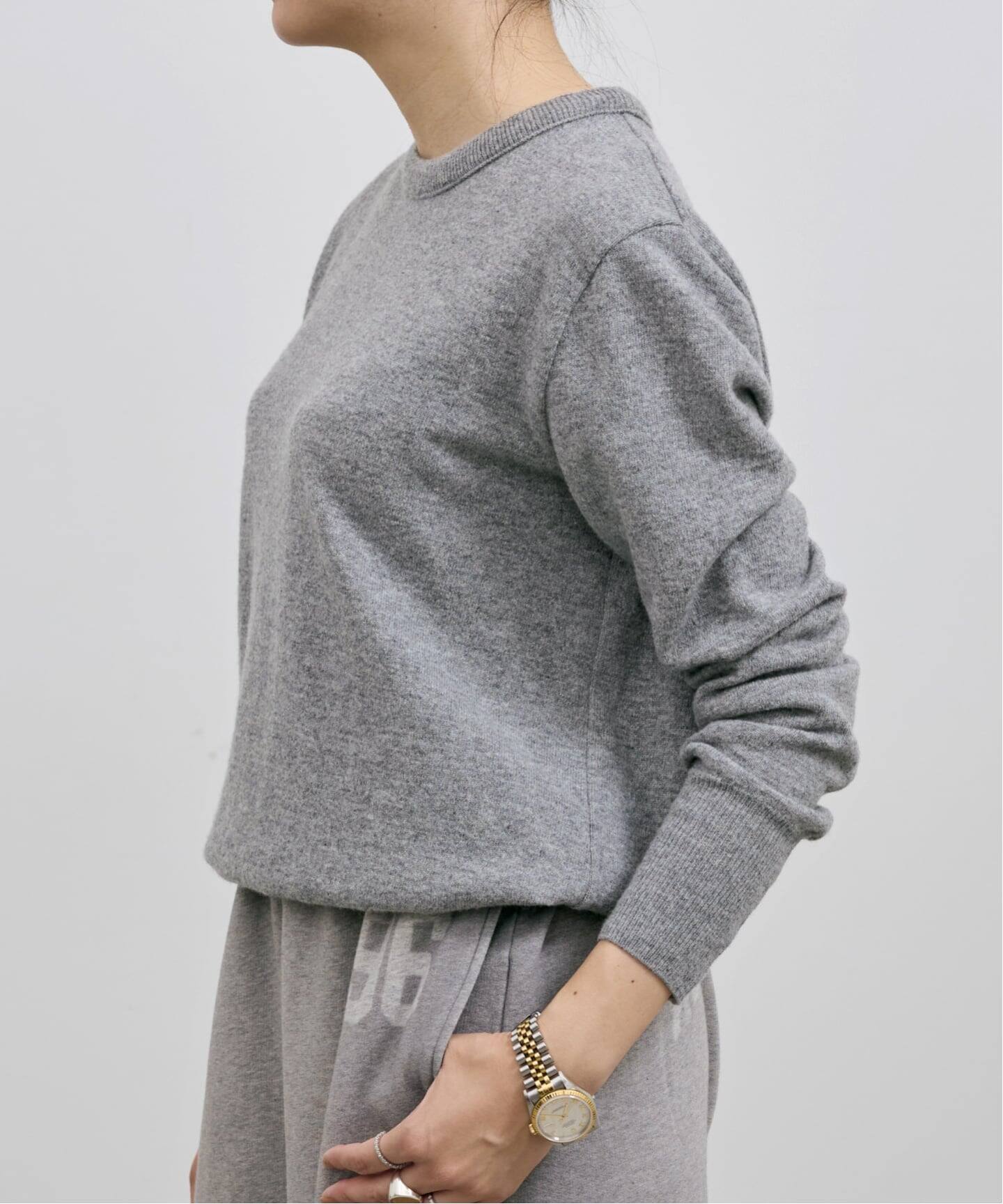 LES PRAIRIES DE PARIS/レプレリード パリ】 CREW NECK KNIT（ニット 