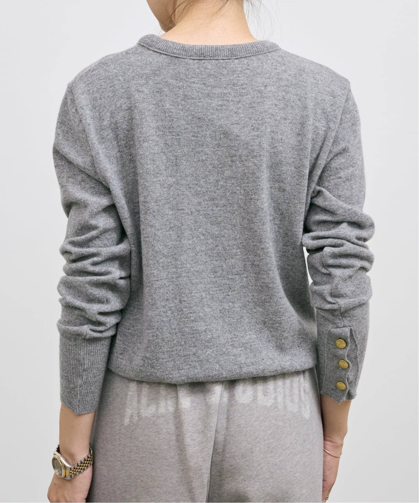 LES PRAIRIES DE PARIS/レプレリード パリ】 CREW NECK KNIT（ニット 