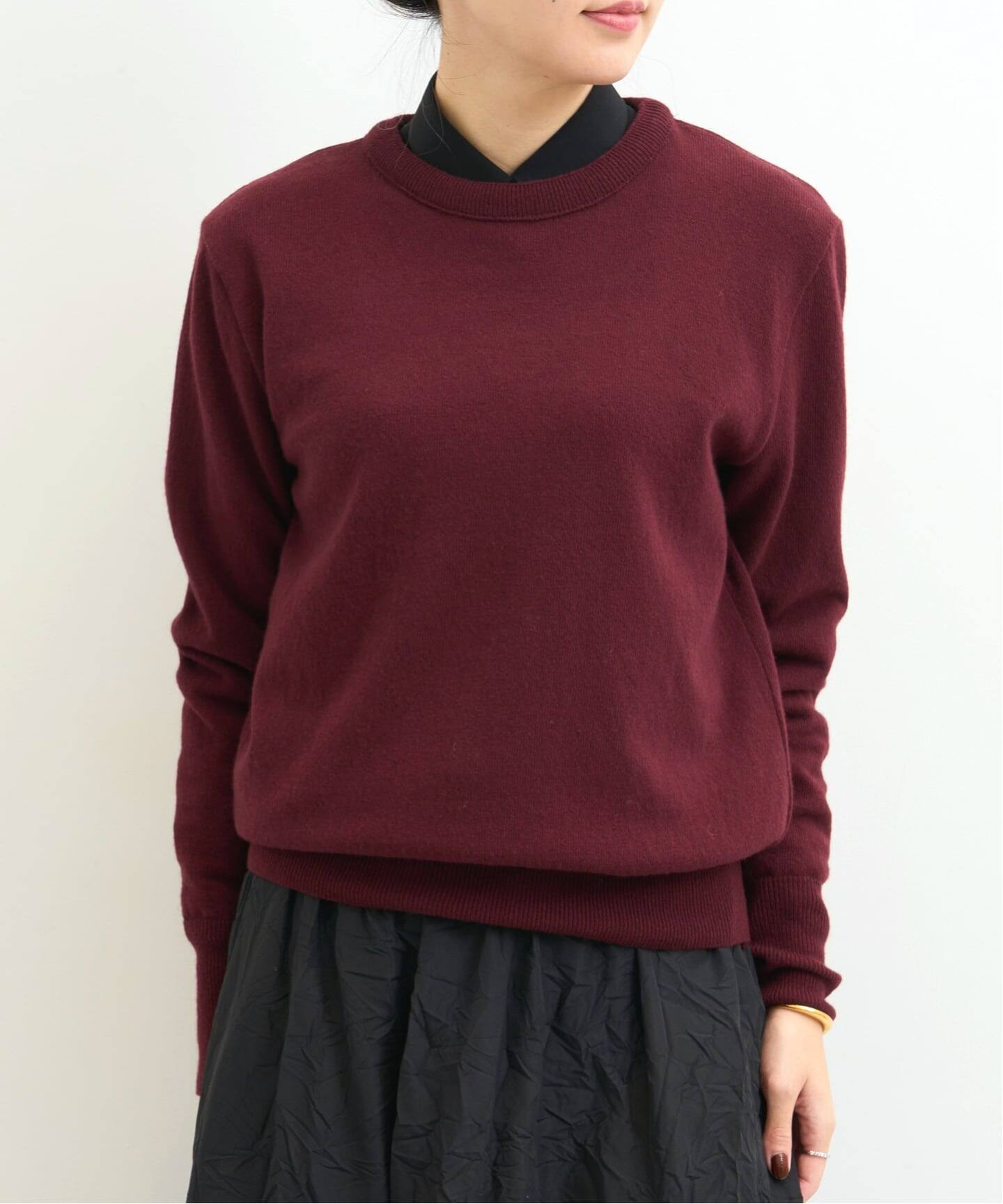 LES PRAIRIES DE PARIS/レプレリード パリ】 CREW NECK KNIT（ニット 