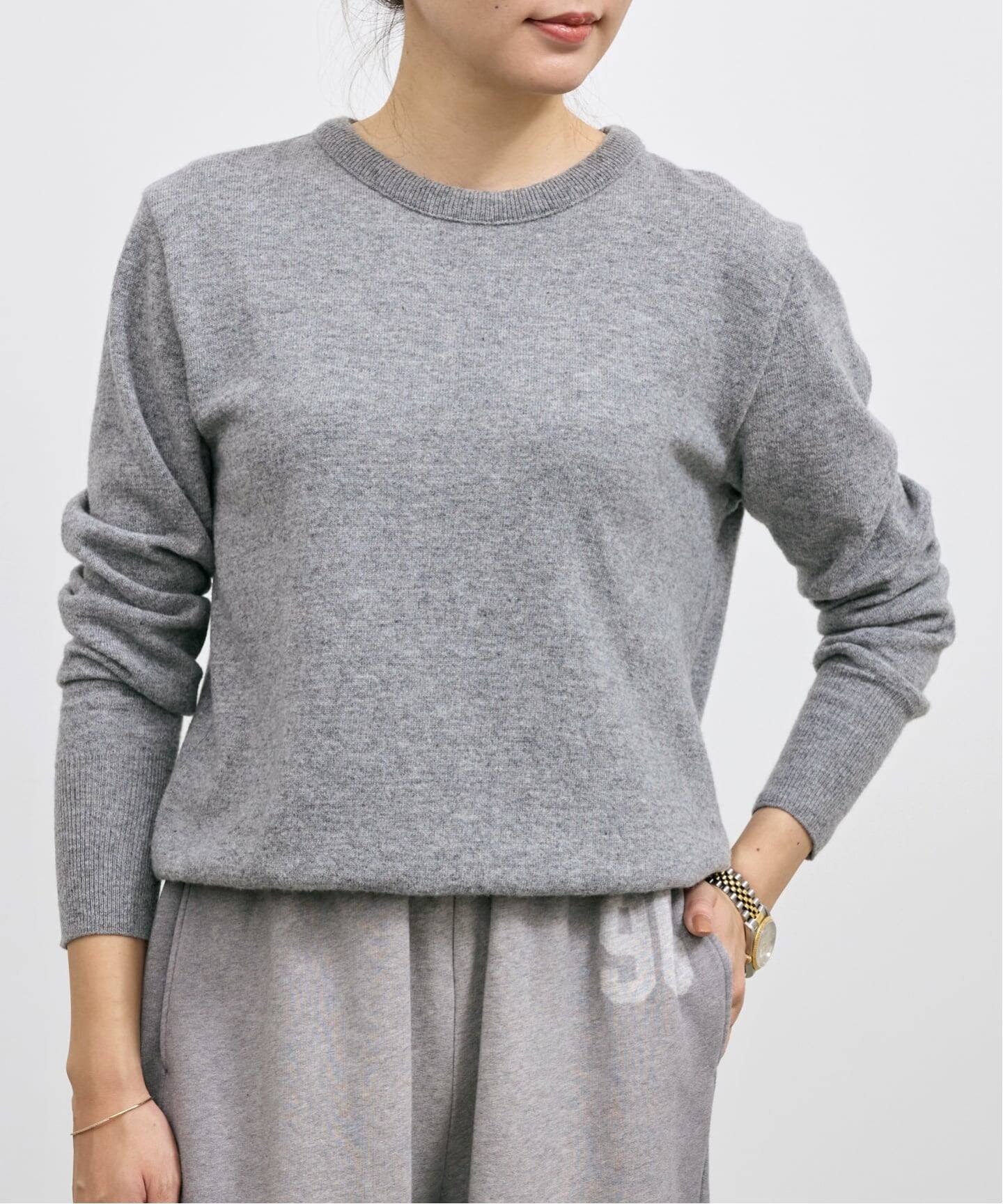 LES PRAIRIES DE PARIS/レプレリード パリ】 CREW NECK KNIT（ニット 