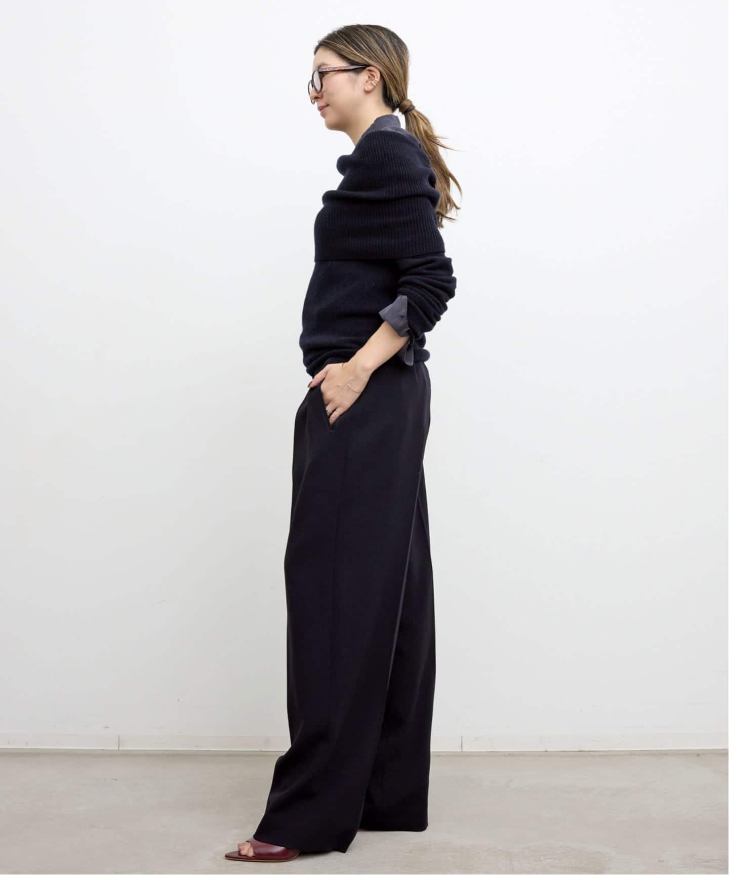 ROBERTO COLLINA/ロベルト コリーナ】 OFF SHOULDER KNIT（ニット