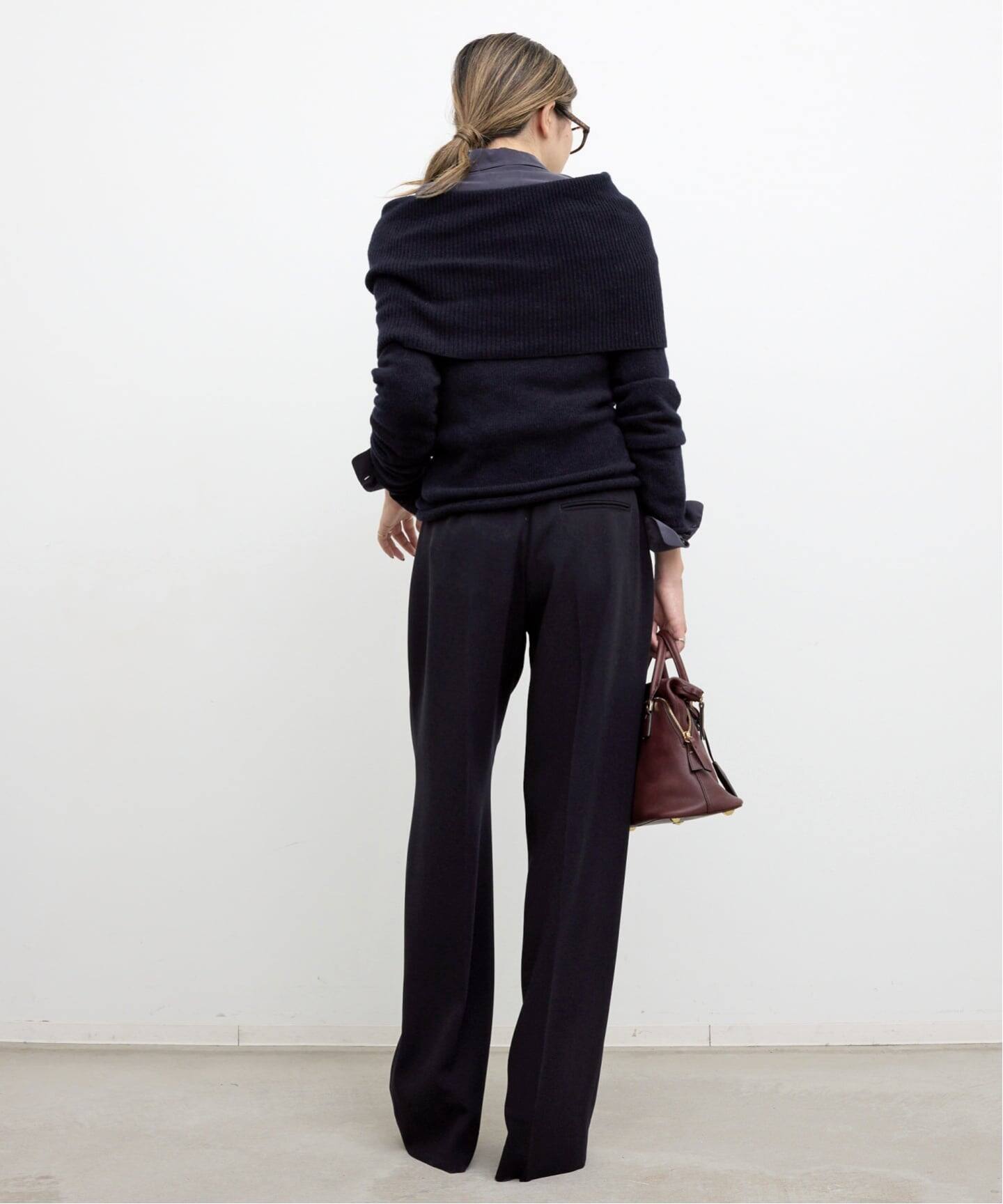 L'Appartement ROBERTO COLLINA ストール ROBERTO COLLINA/ロベルト コリーナ】 OFF SHOULDER KNIT（ニット