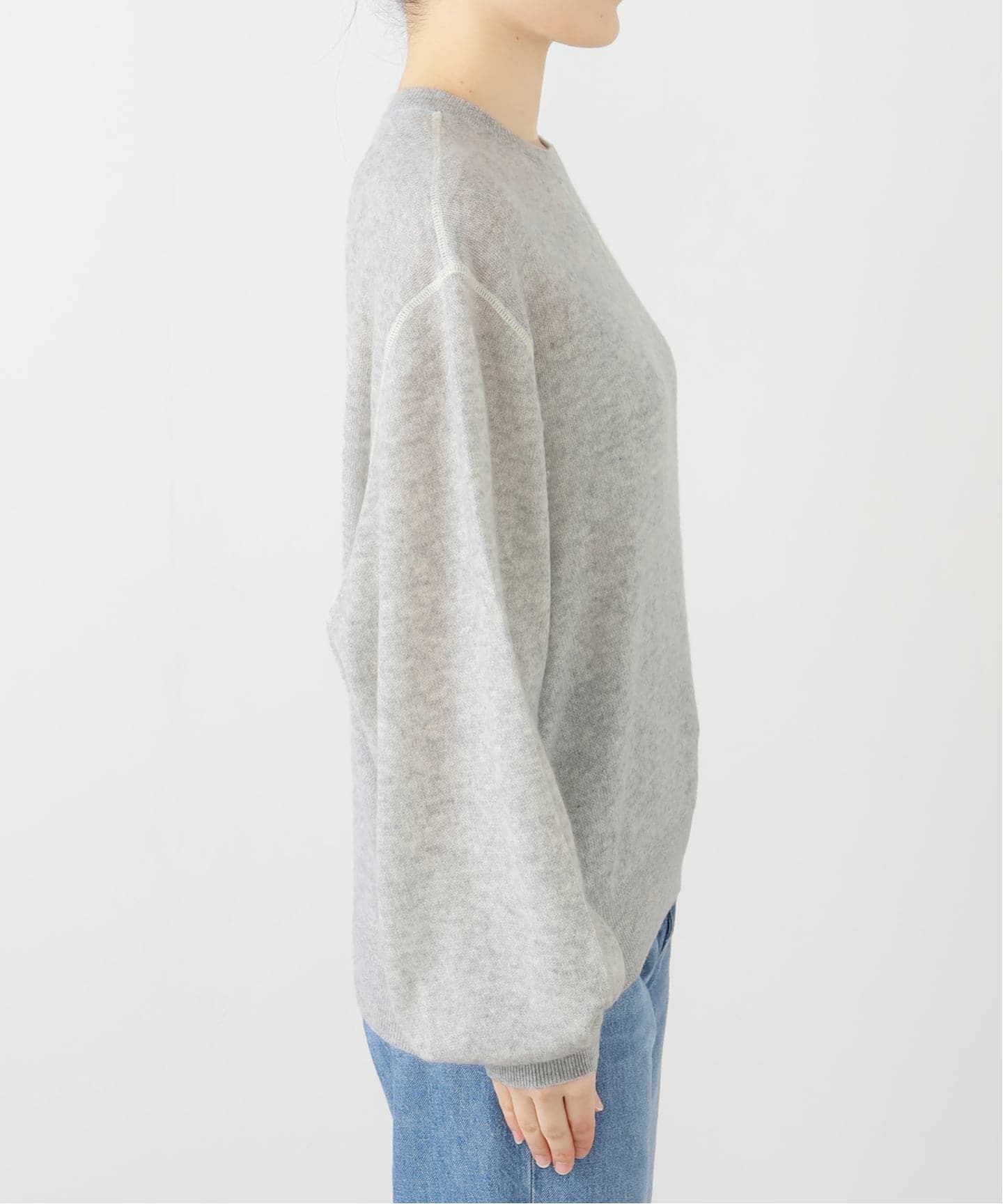 COUTURE D'ADAM/クチュール ド アダム】 VOLUME SLEEVE CASHMERE