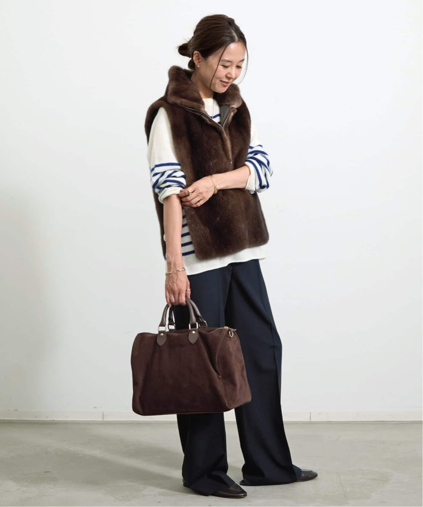 アパルトモンCASHMERE FRENCH MARINE BORDER アパルトモンCASHMERE FRENCH MARINE BORDER - メルカリ