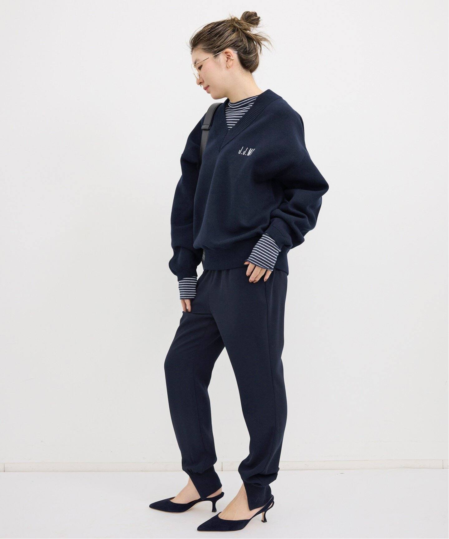 J.J.MERCER/ジェイジェイマーサー】 V NECK KNIT（ニット／セーター  