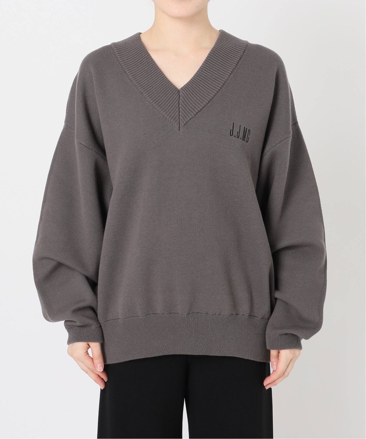 J.J.MERCER/ジェイジェイマーサー】 V NECK KNIT 