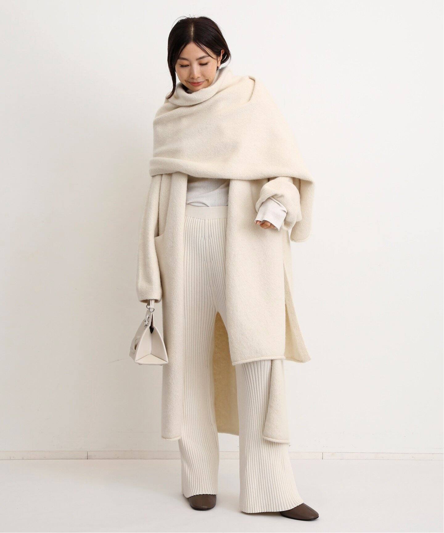 LAUREN MANOOGIAN/ローレン マヌージアン】 LONG OPEN CARDIGAN  