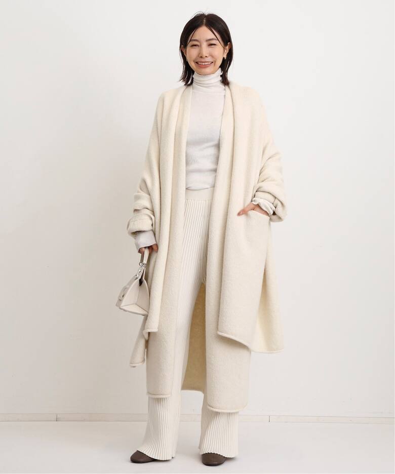 LAUREN MANOOGIAN/ローレン マヌージアン】 LONG OPEN CARDIGAN  