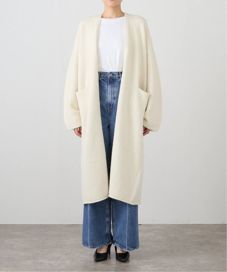 LAUREN MANOOGIAN/ローレン マヌージアン】 LONG OPEN CARDIGAN  