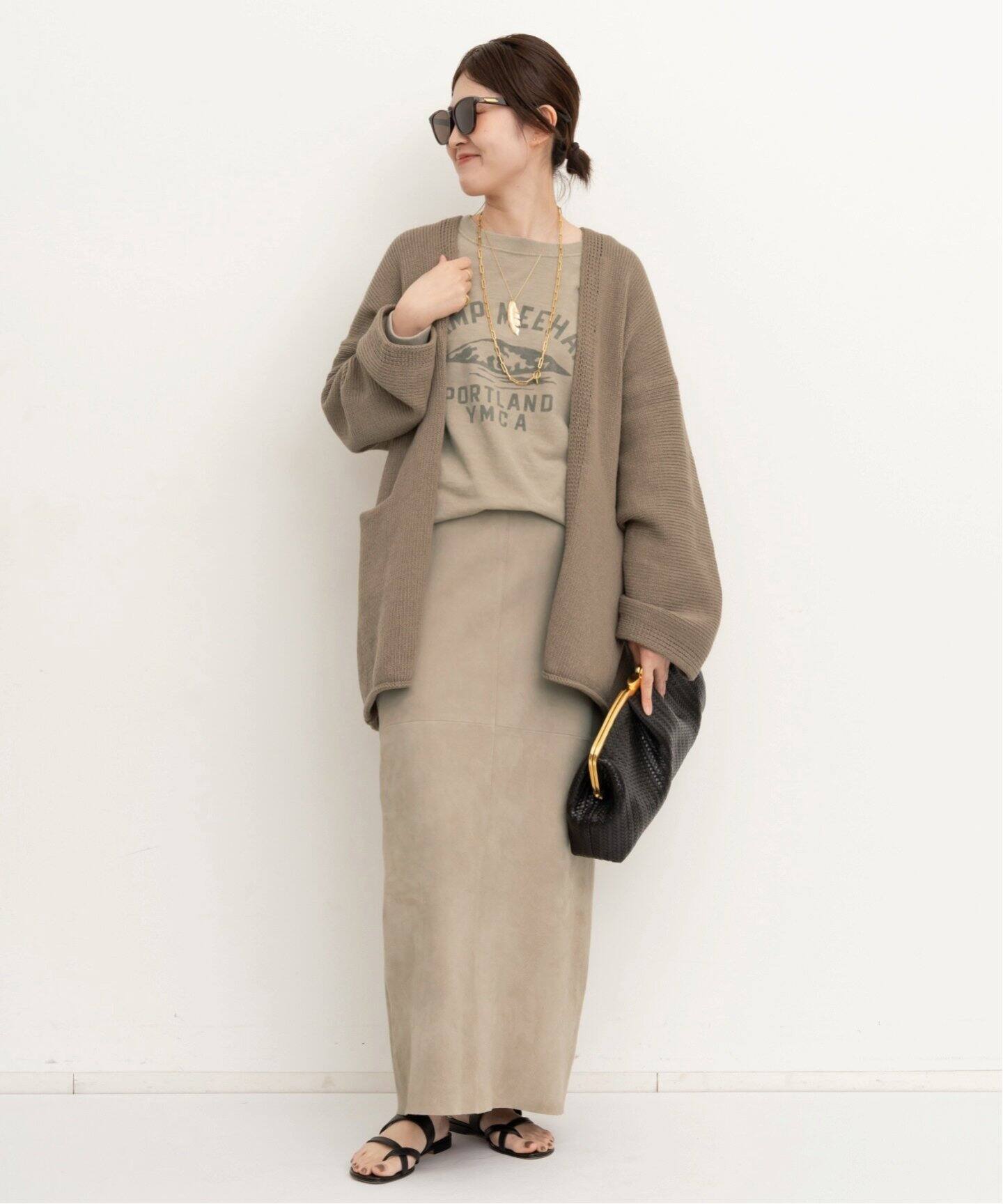 LAUREN MANOOGIAN/ローレン マヌージアン】 SHORT CARDIGAN 