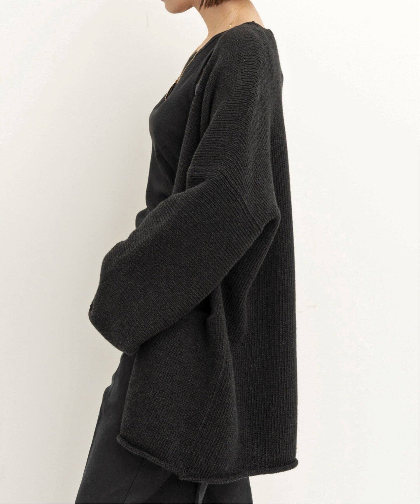 LAUREN MANOOGIAN/ローレン マヌージアン】 SHORT CARDIGAN 