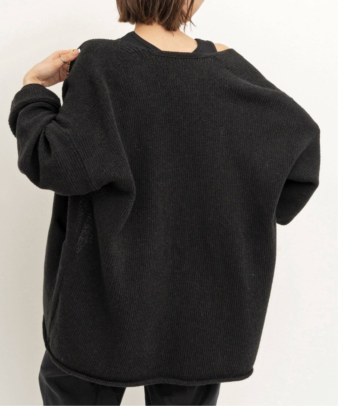 LAUREN MANOOGIAN/ローレン マヌージアン】 SHORT CARDIGAN 