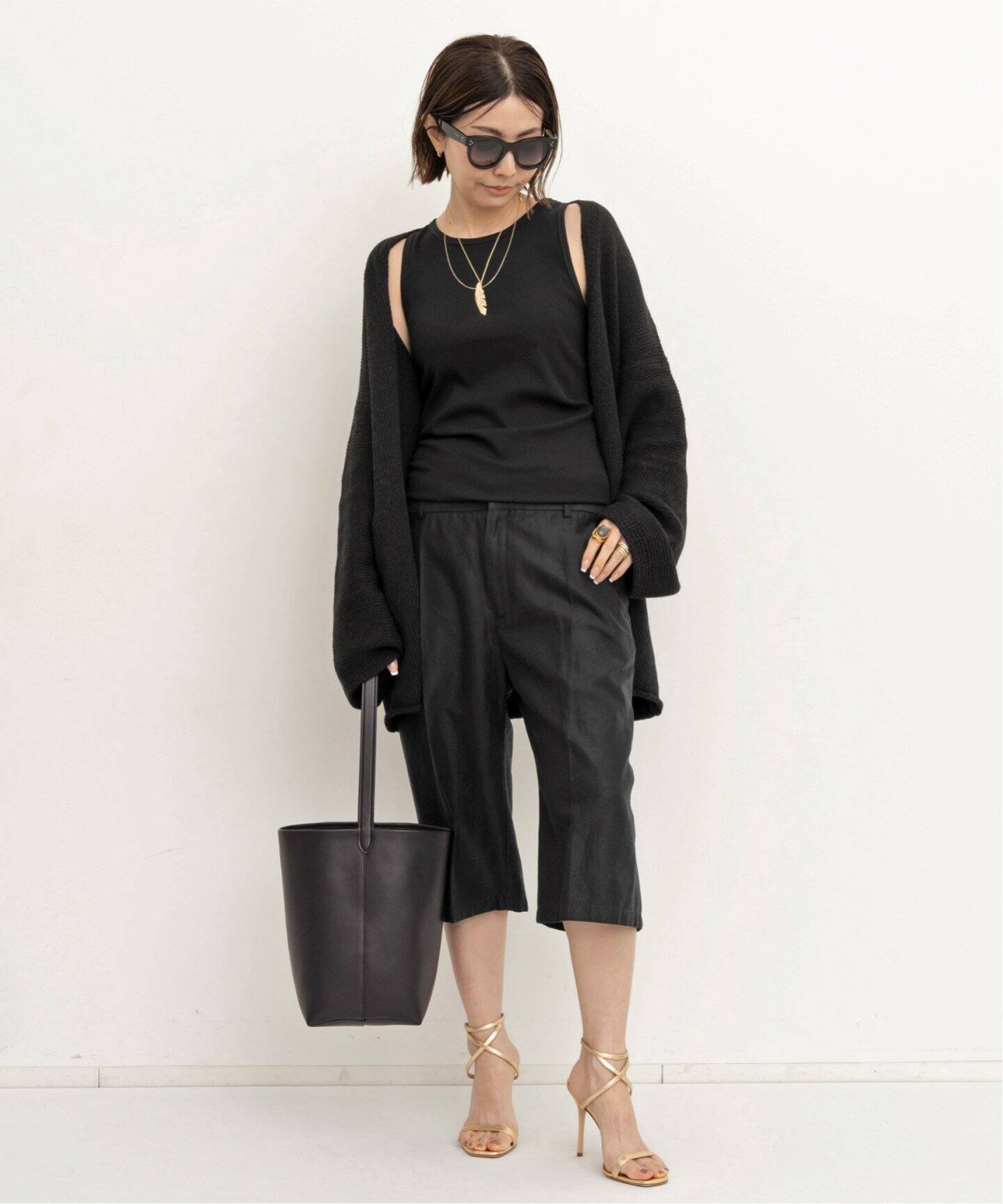 LAUREN MANOOGIAN/ローレン マヌージアン】 SHORT CARDIGAN 