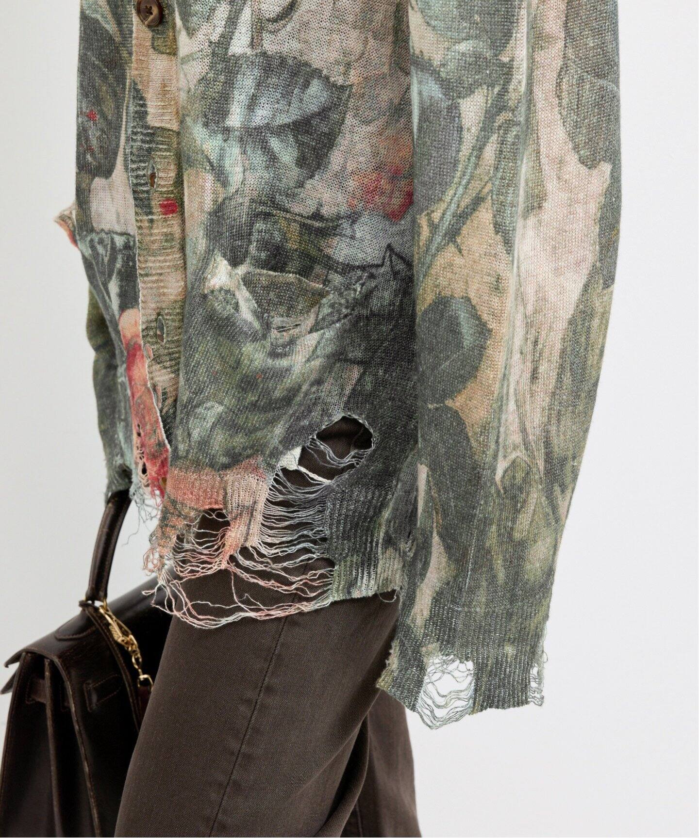 L&#39;Appartement DEUXIEME CLASSE - 【R13/アールサーティーン】 BOYFRIEND ROSE CARDIGAN R13/アールサーティーン】 BOYFRIEND ROSE CARDIGAN