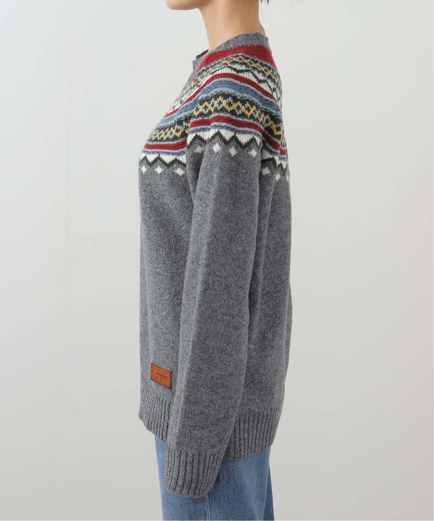 Dsquared2 グレー 半袖ニット s82kn0065-2122.jpg