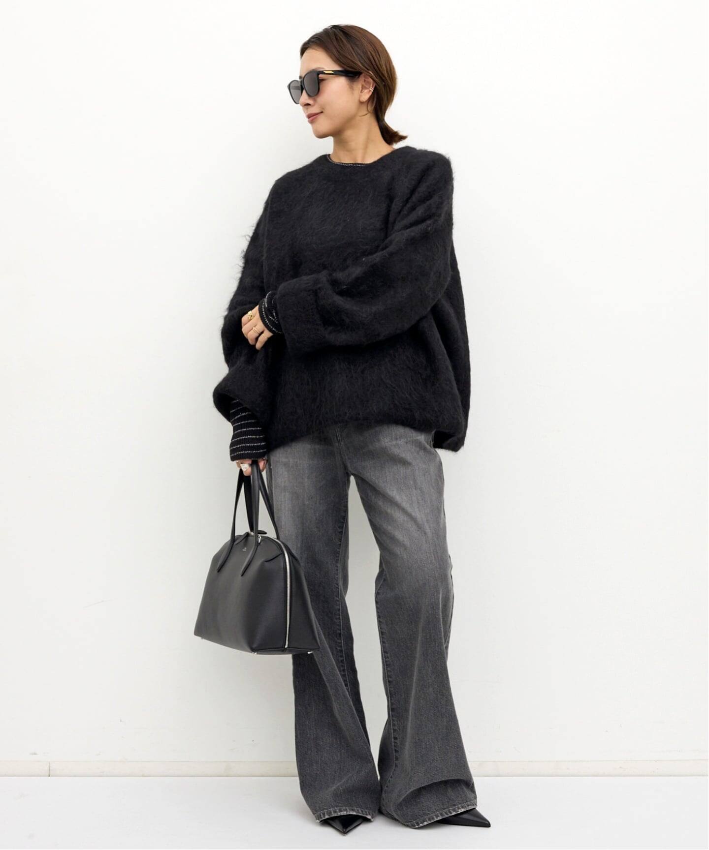 TOTEME/トーテム】 BOXY ALPACA KNIT（ニット／セーター）｜L