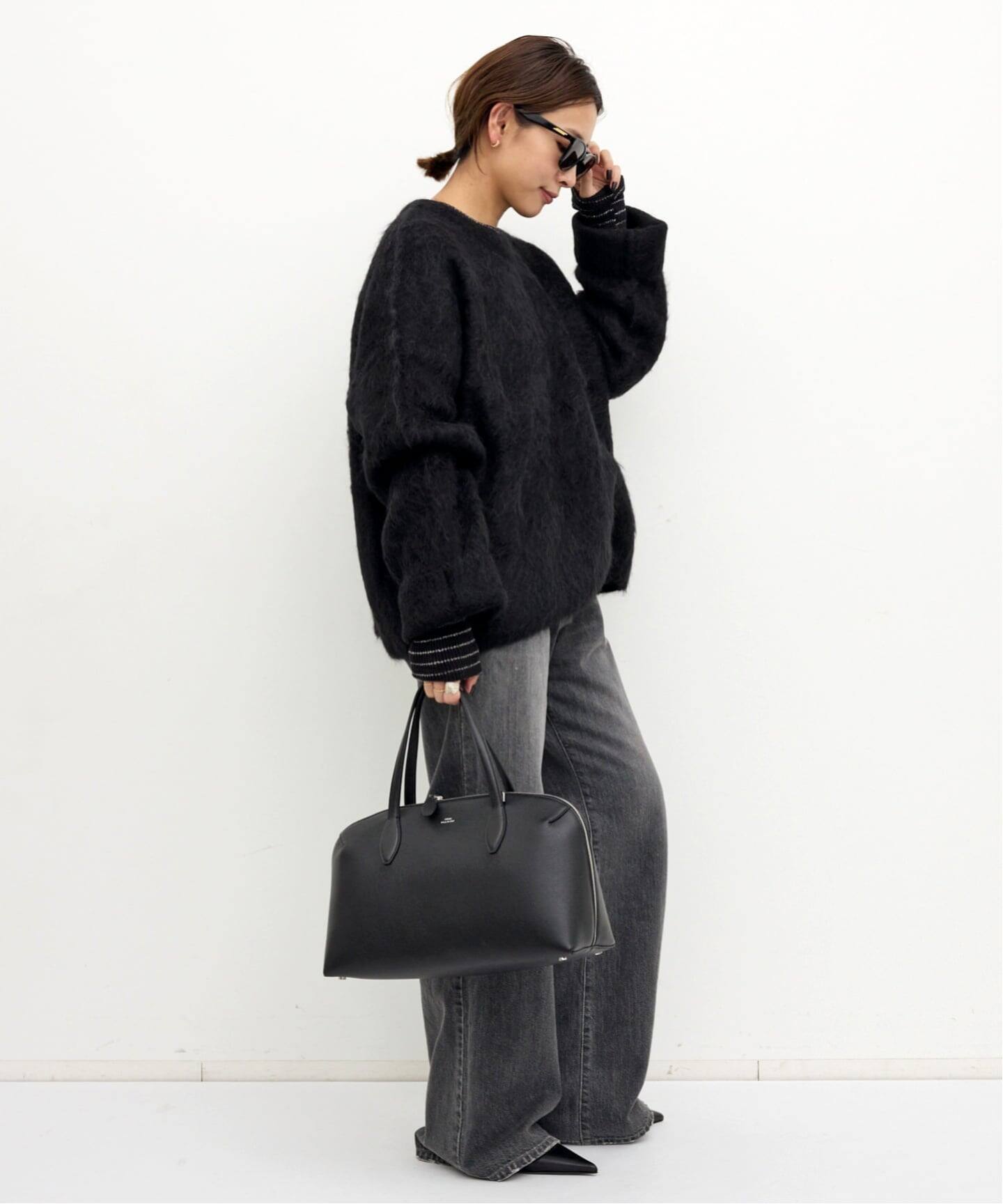 TOTEME/トーテム】 BOXY ALPACA KNIT（ニット／セーター）｜L