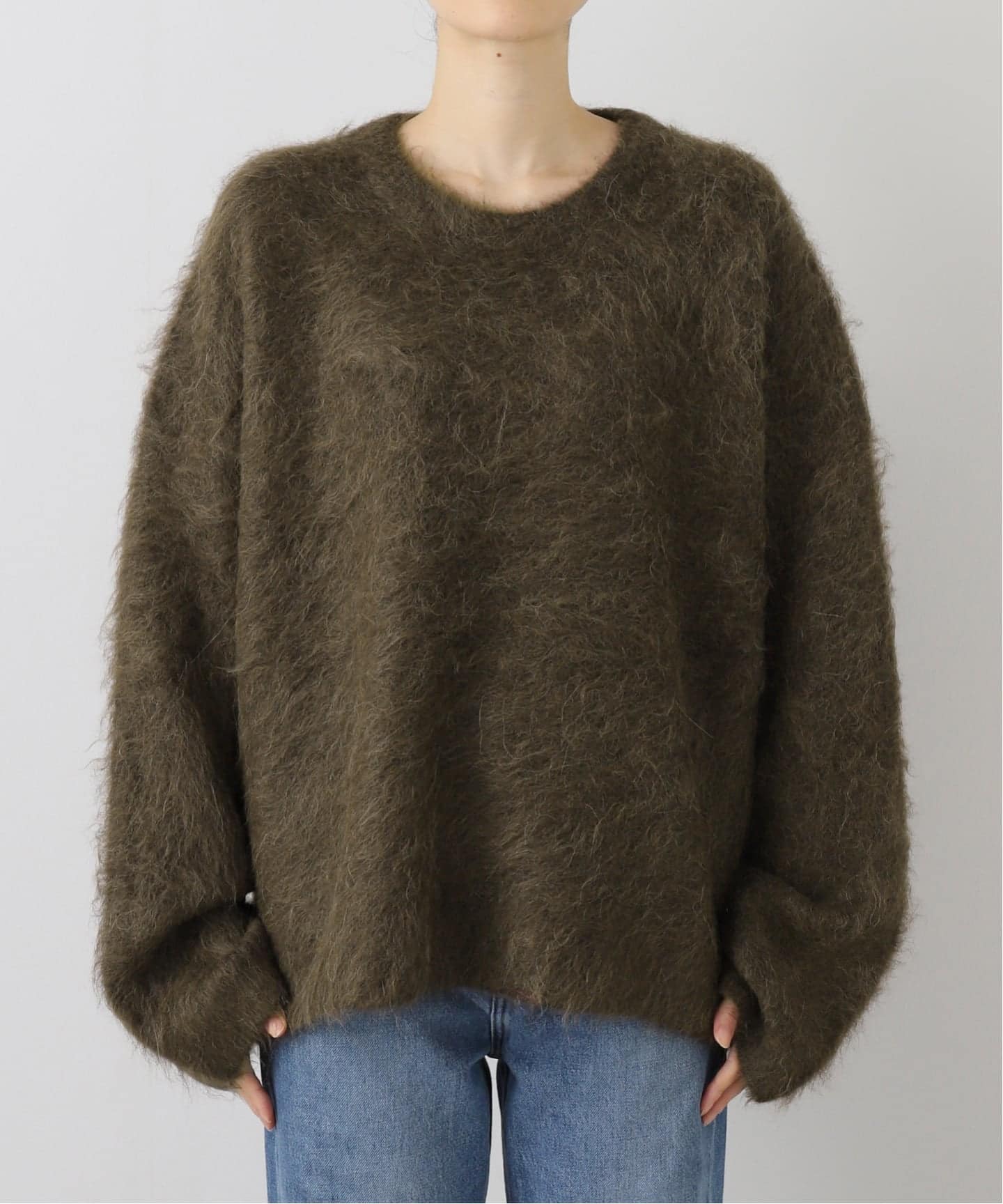 アパルトモン購入 トーテム 24SS ボクシーシルクニットセーター