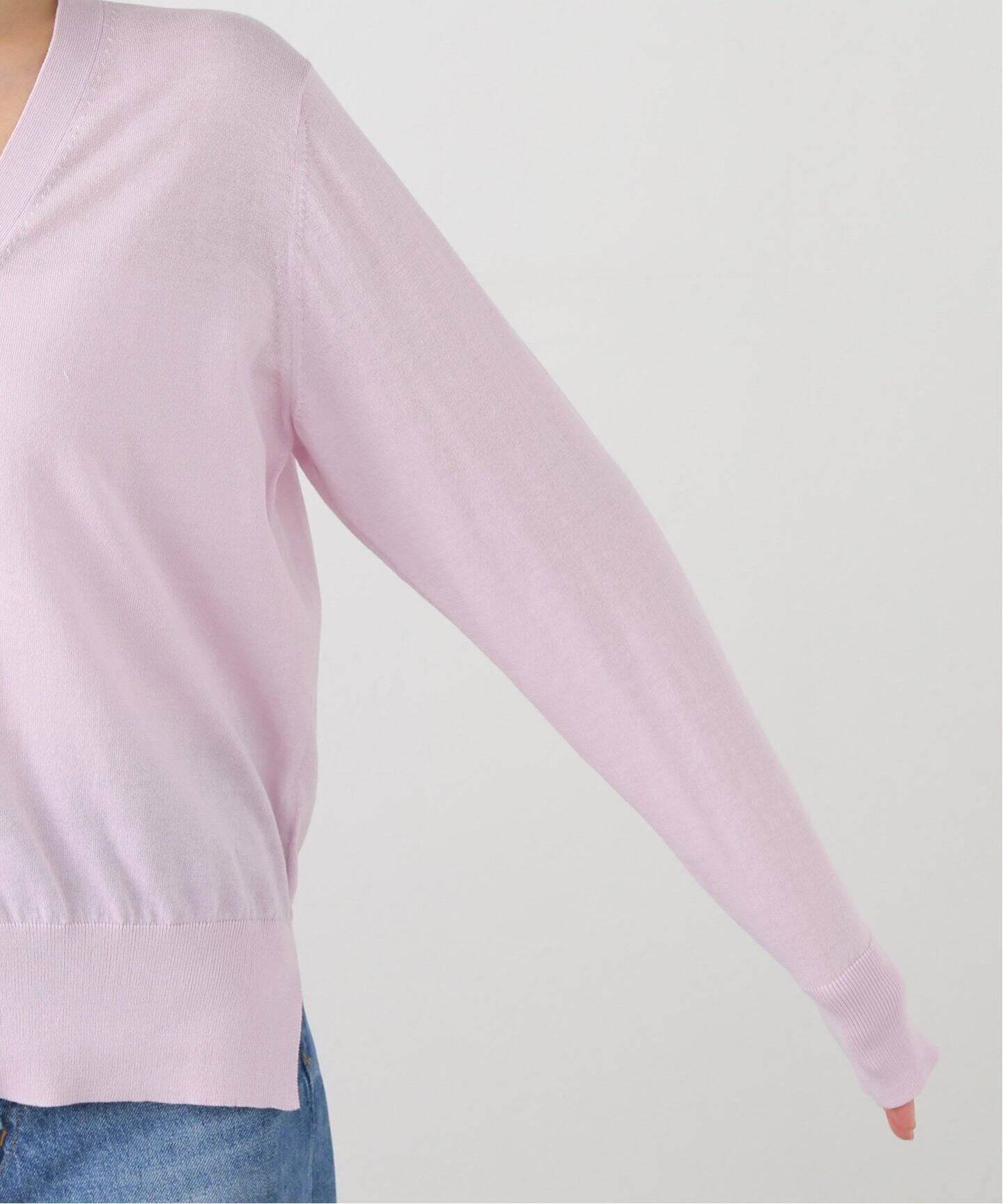 【美品】SLONE SL8W-463 カーディガン パープル クリーニング済 美品】SLONE SL8W-463 カーディガン パープル クリーニング済