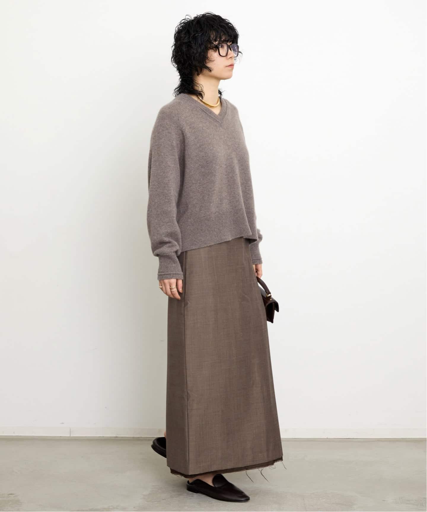 MONICA CORDERA クルーネックニット MONICA CORDERA ‐ CREW NECK KNIT CAPE