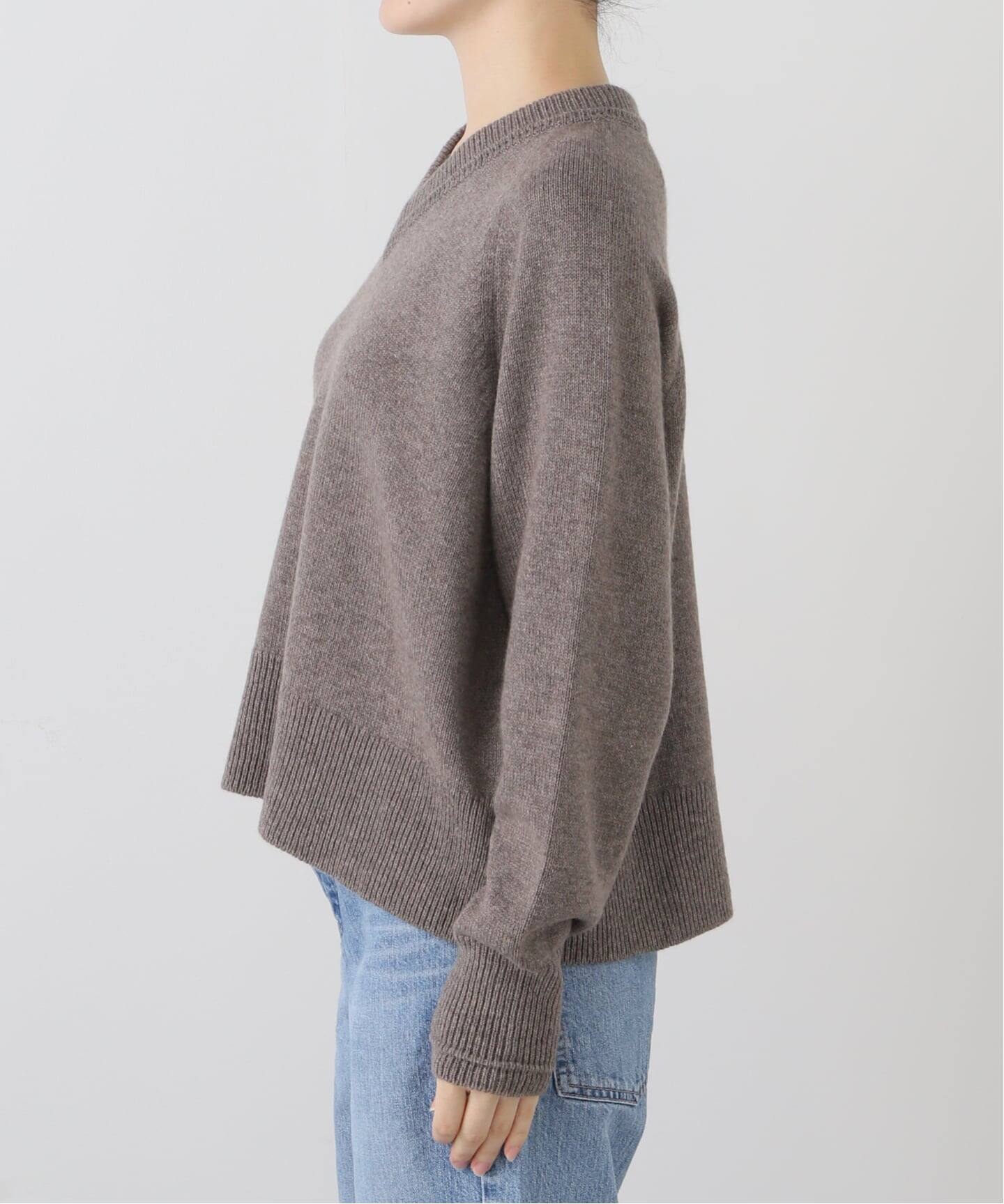 CORDERA/コルデラ】 CASHMERE V NECK SWEATER（ニット／セーター）｜L