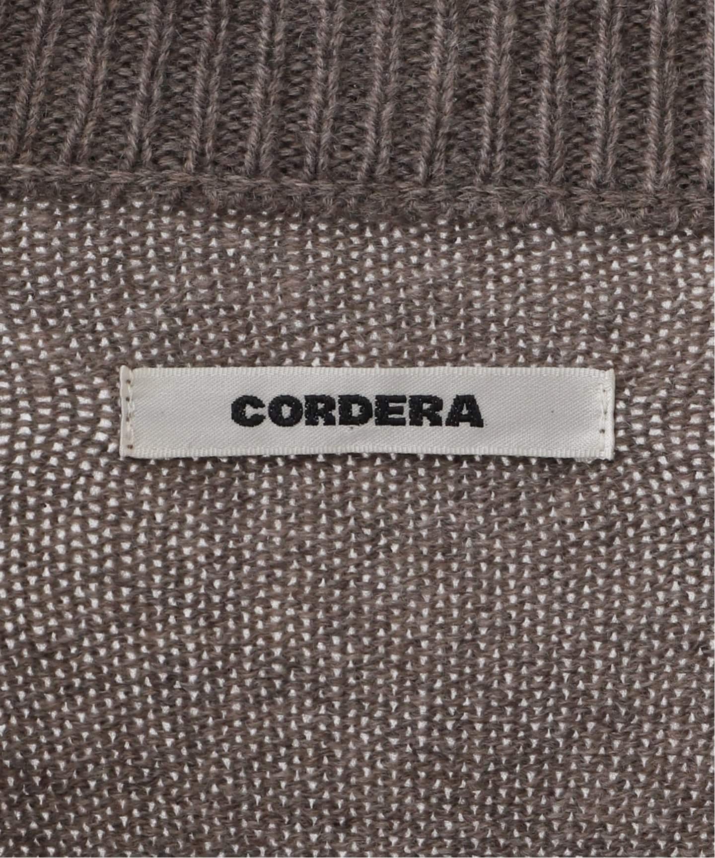 CORDERA/コルデラ】 CASHMERE V NECK SWEATER（ニット／セーター）｜L