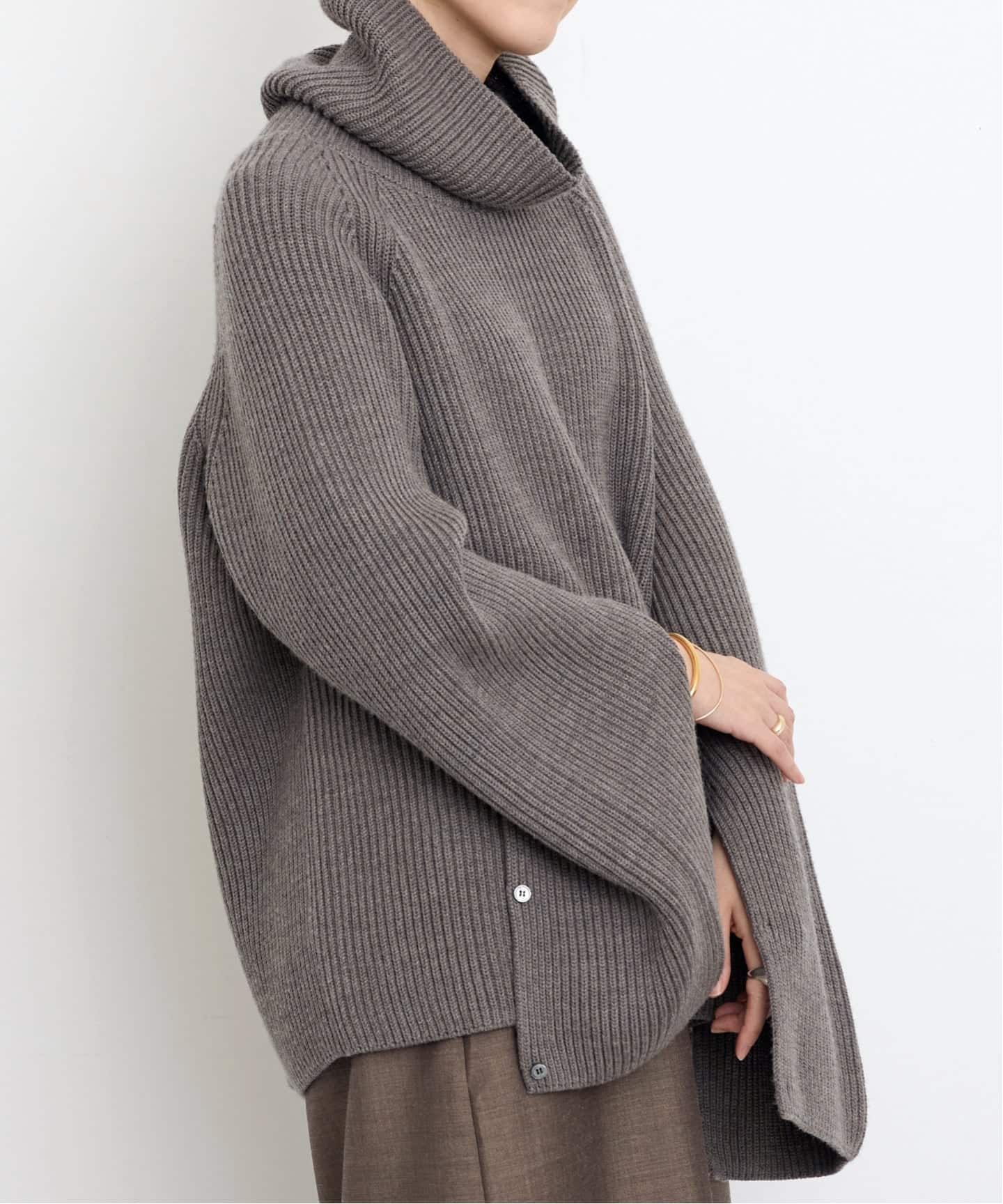 MKDT STUDIO KARLOTTA TURTLE NECK KNITニット MKDT STUDIO/エムケーディーティー ストゥディオ】 KARLOTTA TURTLE