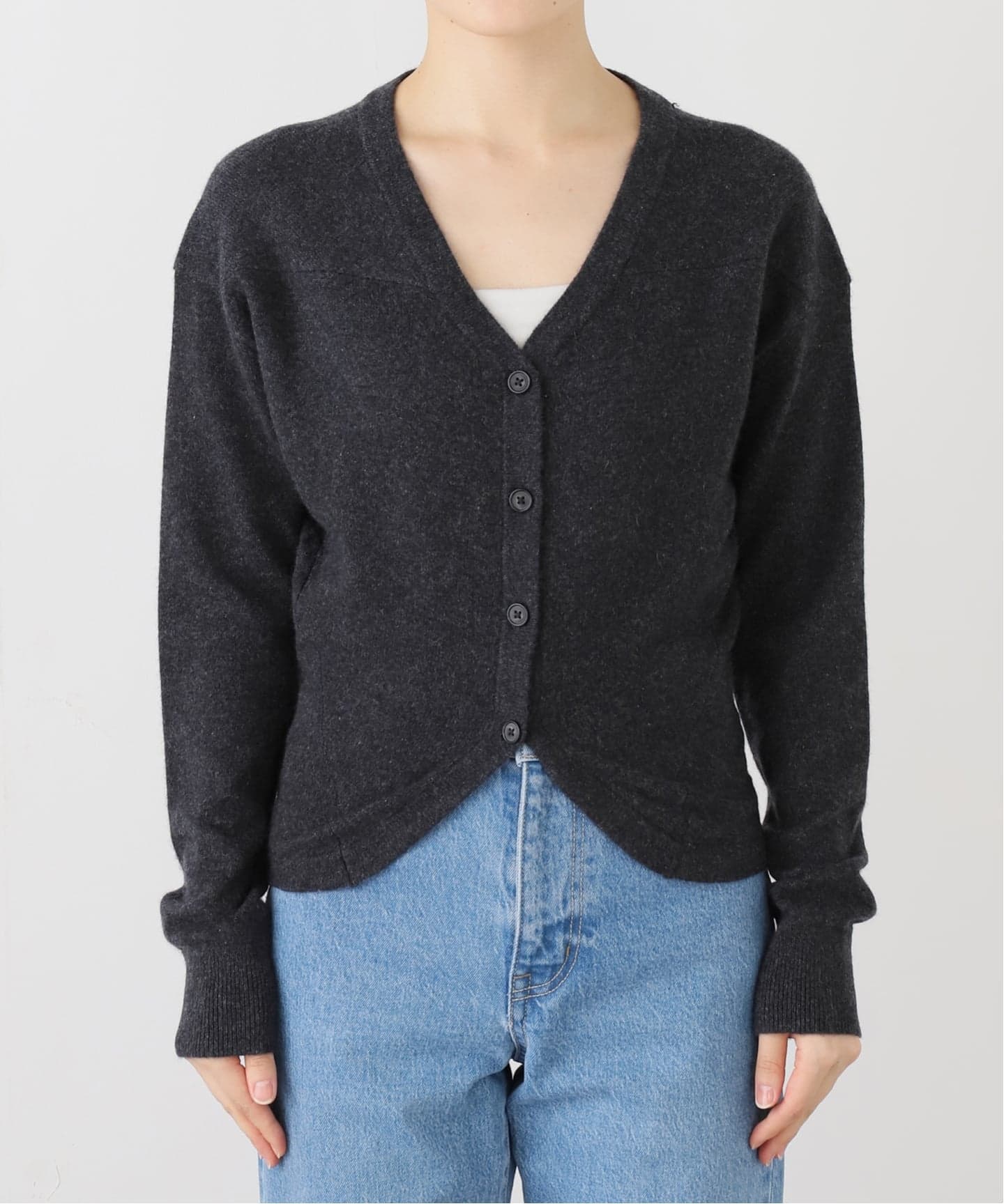 R13/アールサーティーン】 WRAP AROUND CARDIGAN（カーディガン）｜L