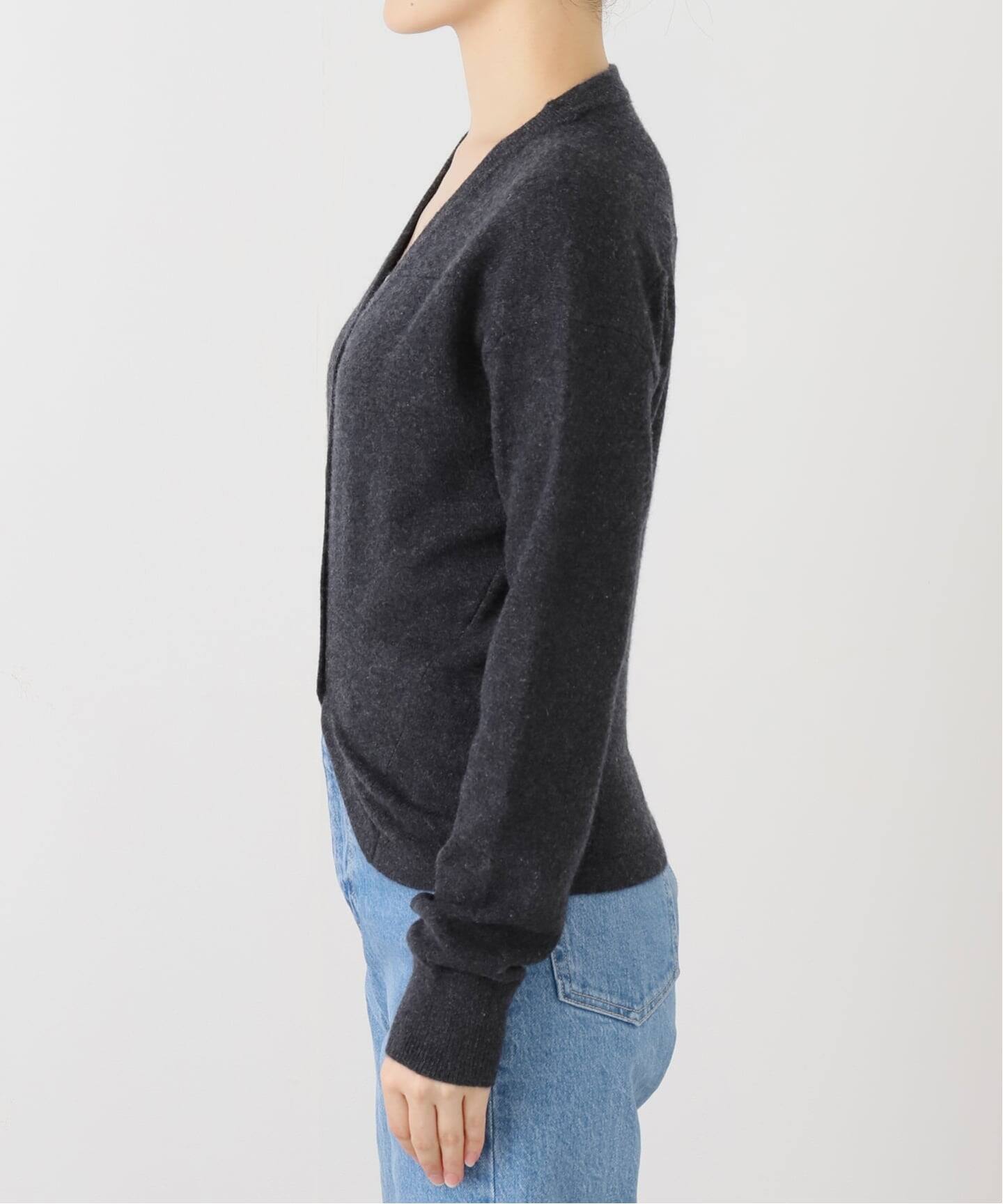 R13/アールサーティーン】 WRAP AROUND CARDIGAN（カーディガン）｜L