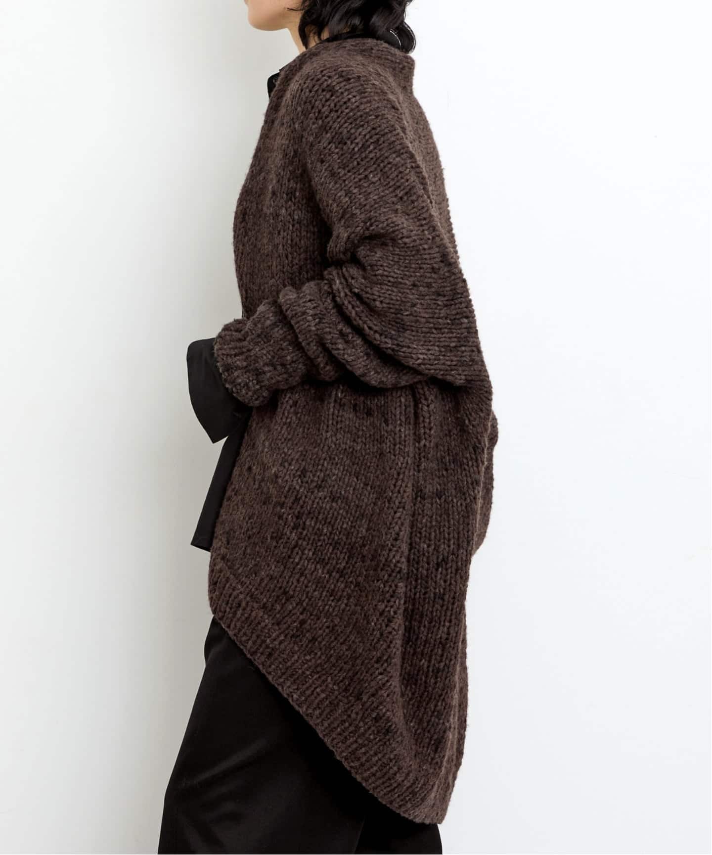 LAUREN MANOOGIAN/ローレン マヌージアン】 HANDKNIT CARDIGAN