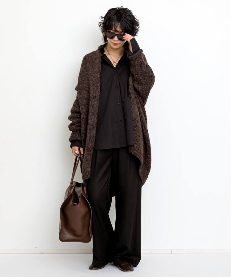 LAUREN MANOOGIAN/ローレン マヌージアン】 HANDKNIT CARDIGAN 