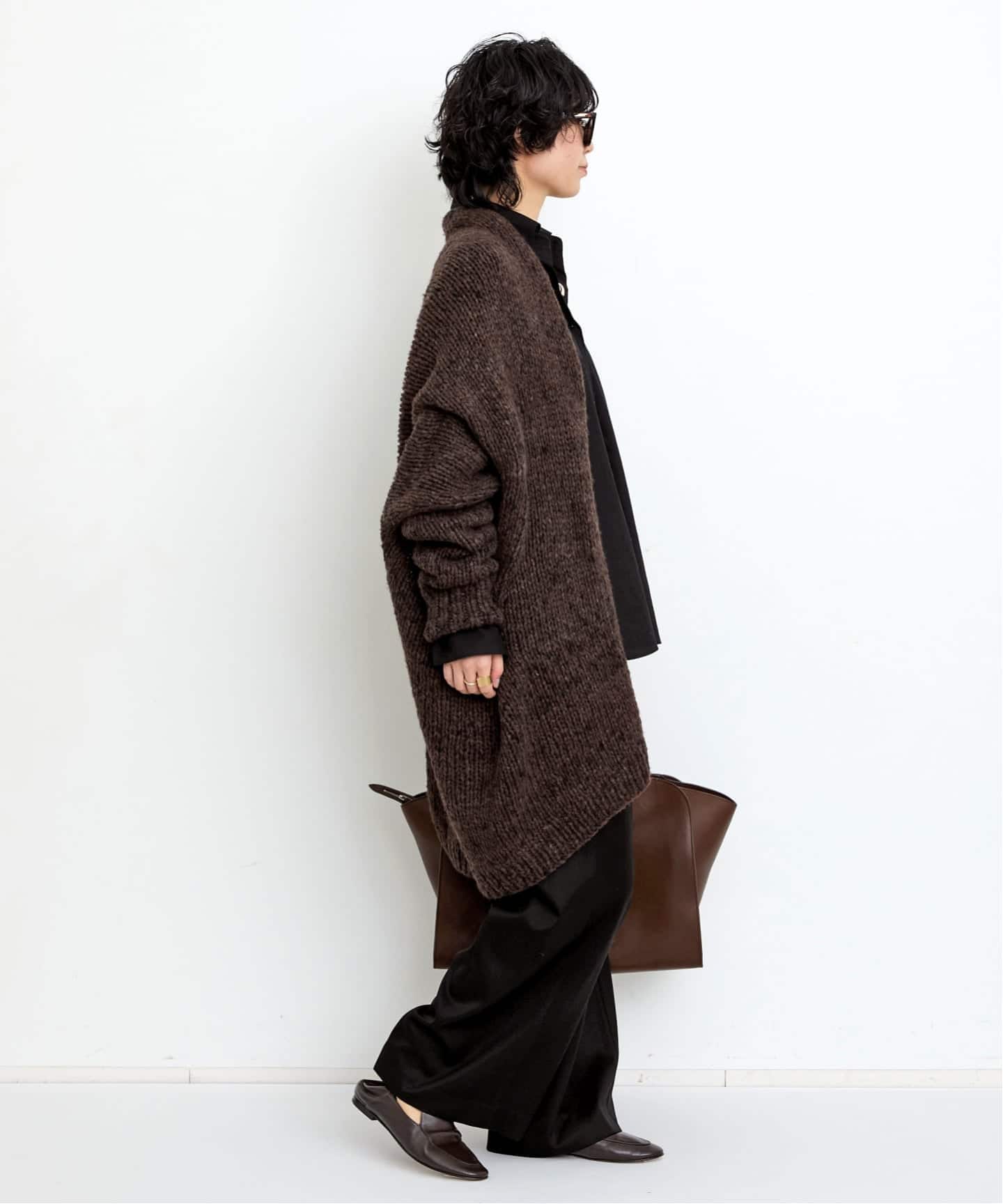 【 LAUREN MANOOGIAN】ニットマントカーディガン LAUREN MANOOGIAN】ニットマントカーディガン