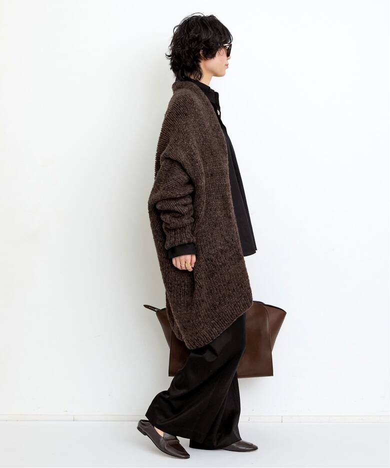 LAUREN MANOOGIAN/ローレン マヌージアン】 HANDKNIT CARDIGAN 