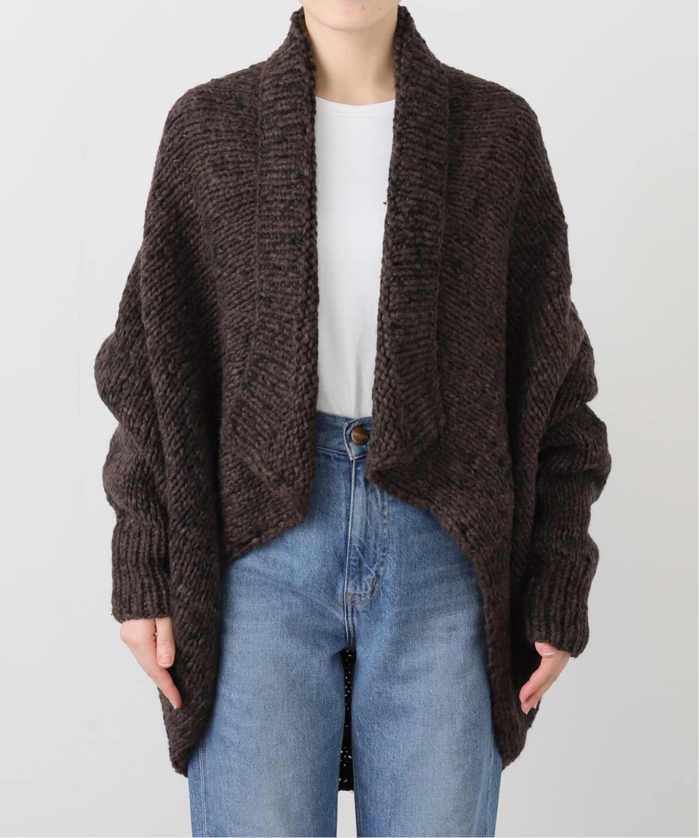 LAUREN MANOOGIAN/ローレン マヌージアン】 HANDKNIT CARDIGAN