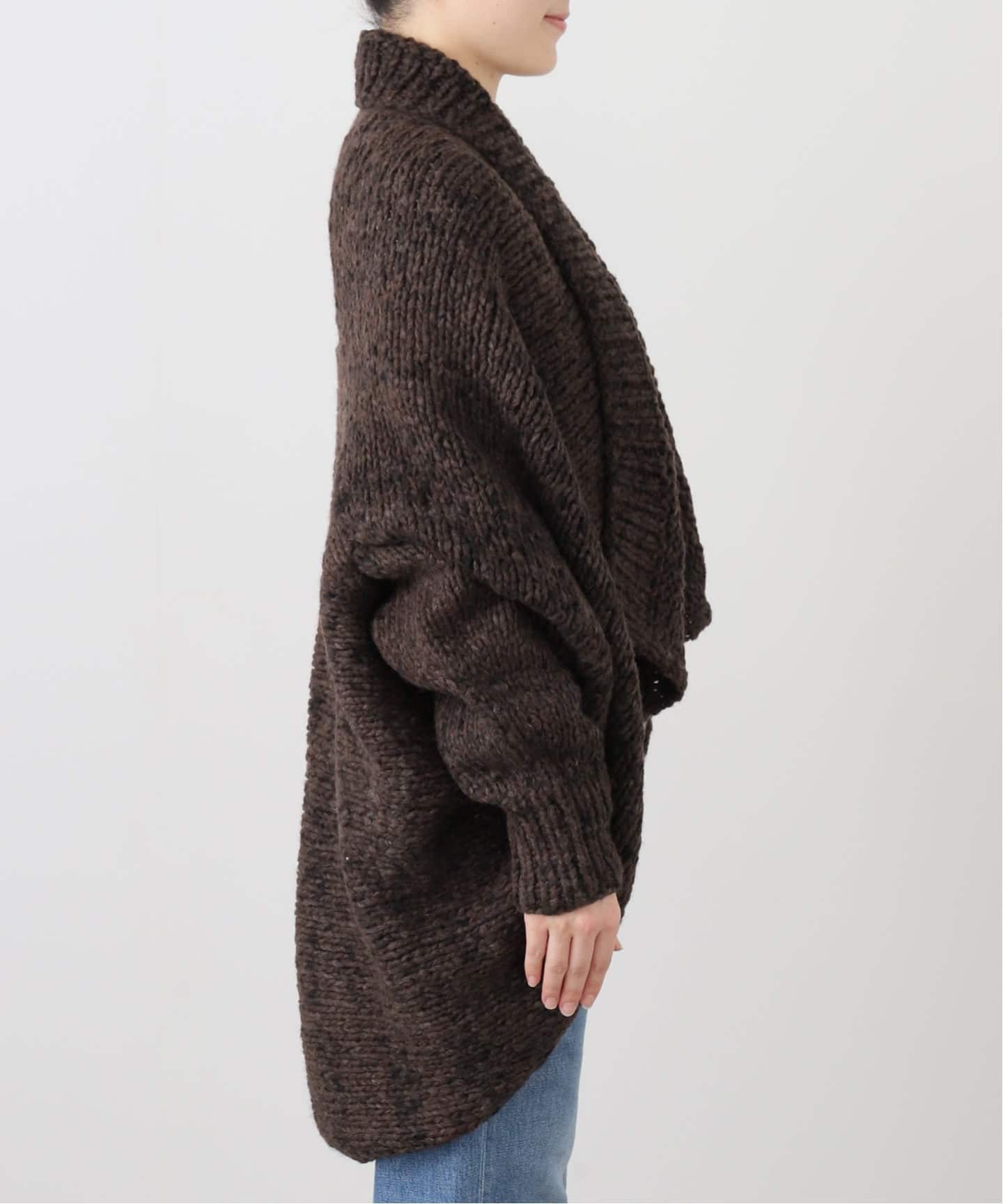 LAUREN MANOOGIAN/ローレン マヌージアン】 HANDKNIT CARDIGAN