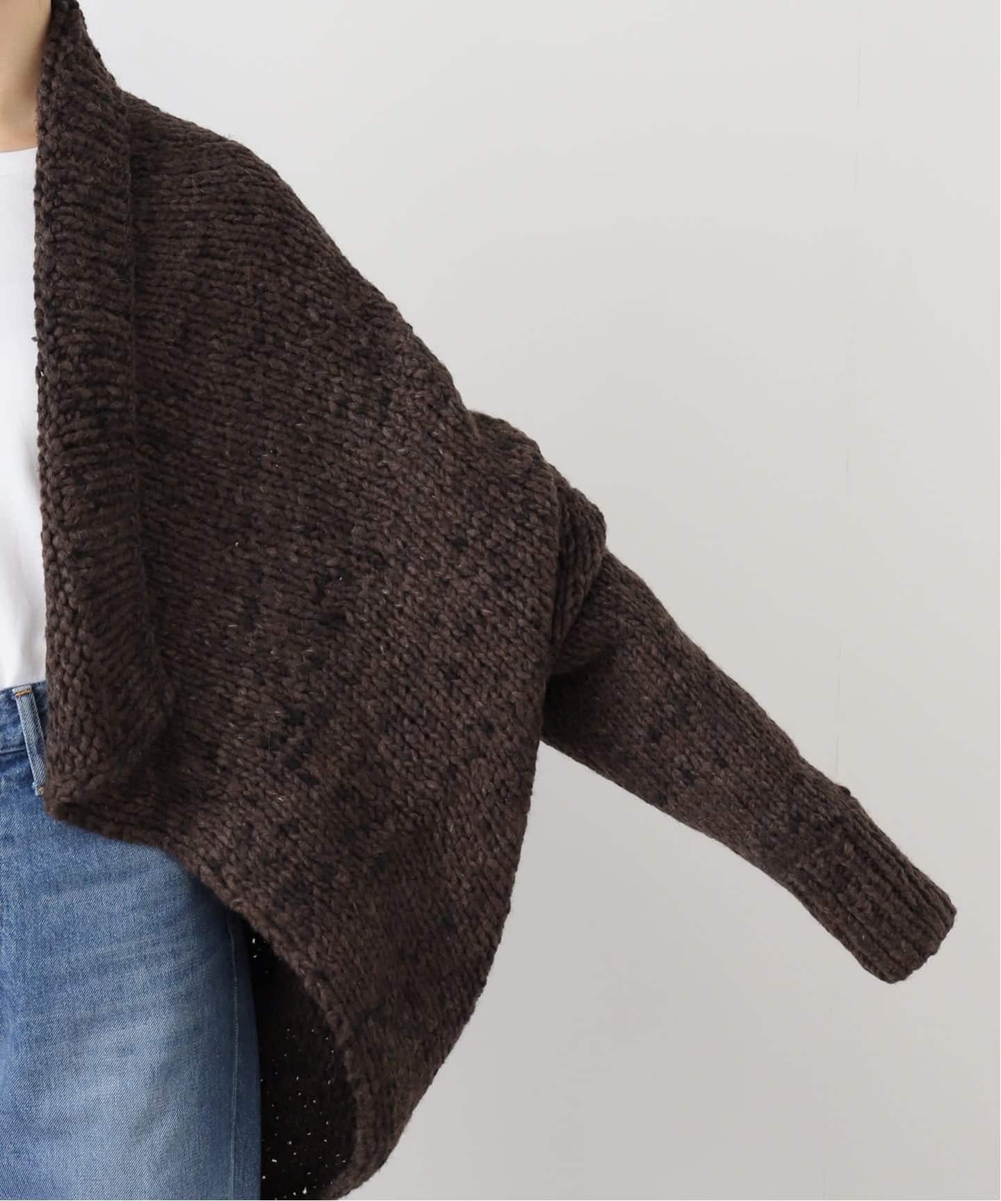 LAUREN MANOOGIAN/ローレン マヌージアン】 HANDKNIT CARDIGAN