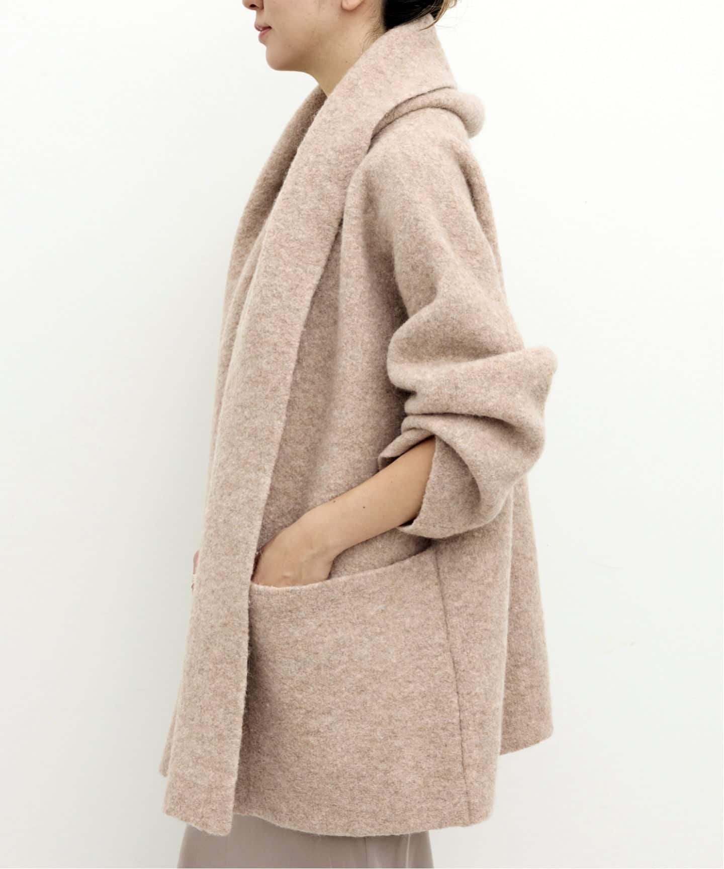 LAUREN MANOOGIAN ローレン マヌージアン カーディガンコート LAUREN MANOOGIAN/ローレン マヌージアン】 DOUBLE FACE COAT