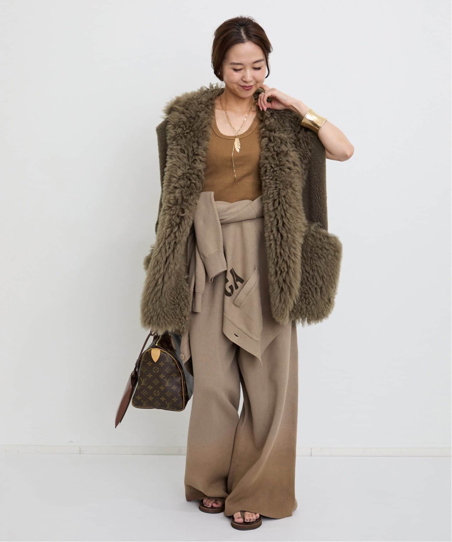 L'Appartement☆Knit Cardigan アンサンブル J.J.MERCER/ジェイジェイマーサー】 KNIT CARDIGAN