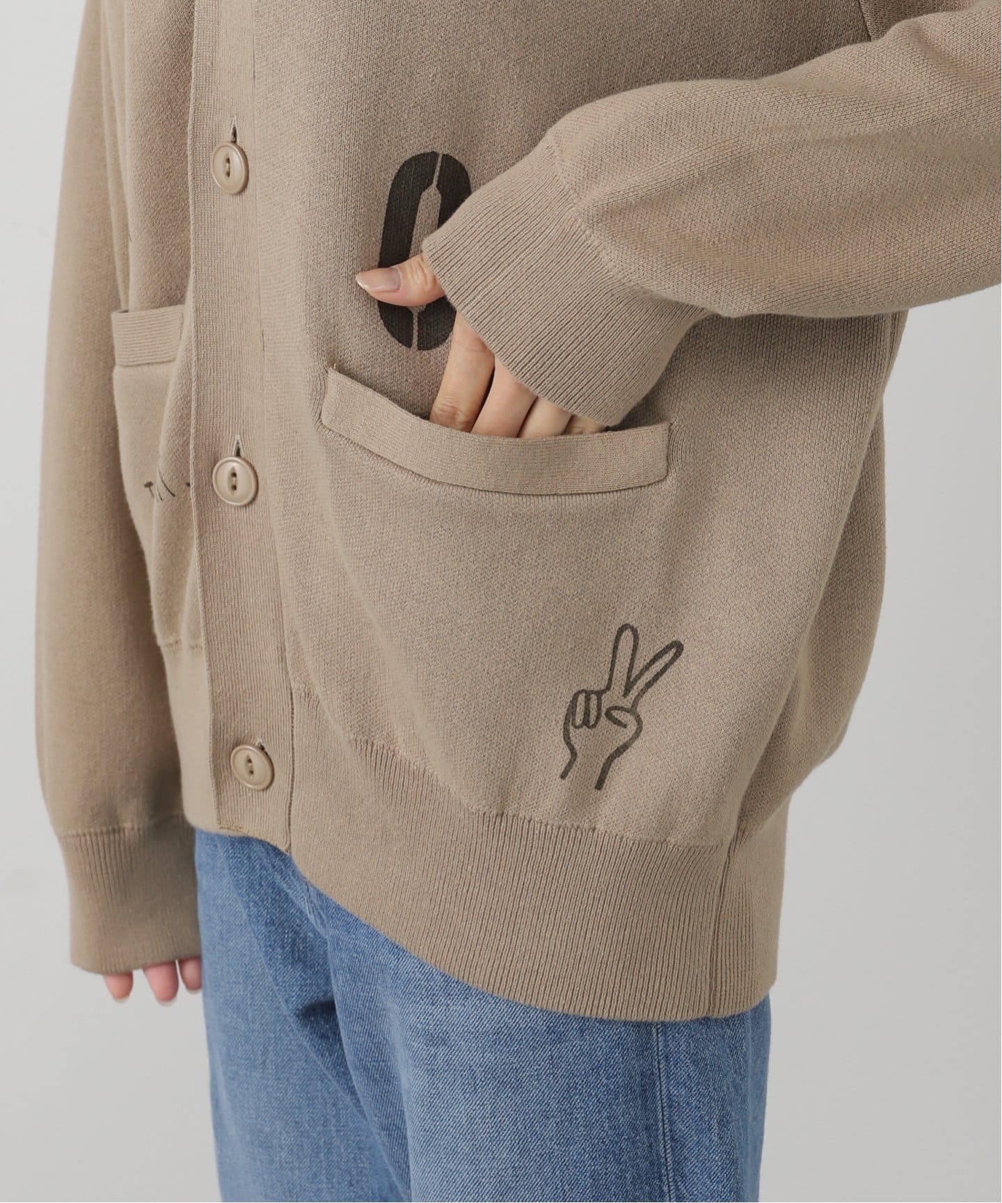 L'Appartement ジェイジェイマーサー KNIT CARDIGAN J.J.MERCER/ジェイジェイマーサー】 KNIT CARDIGAN