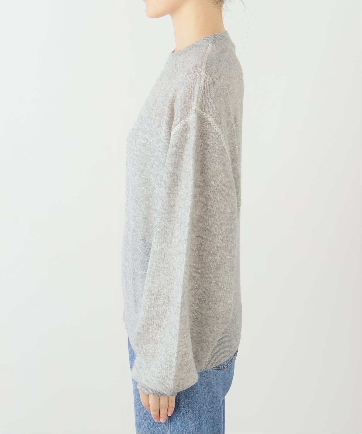 COUTURE D'ADAM/クチュール ド アダム】 VOLUME SLEEVE CASHMERE KNIT