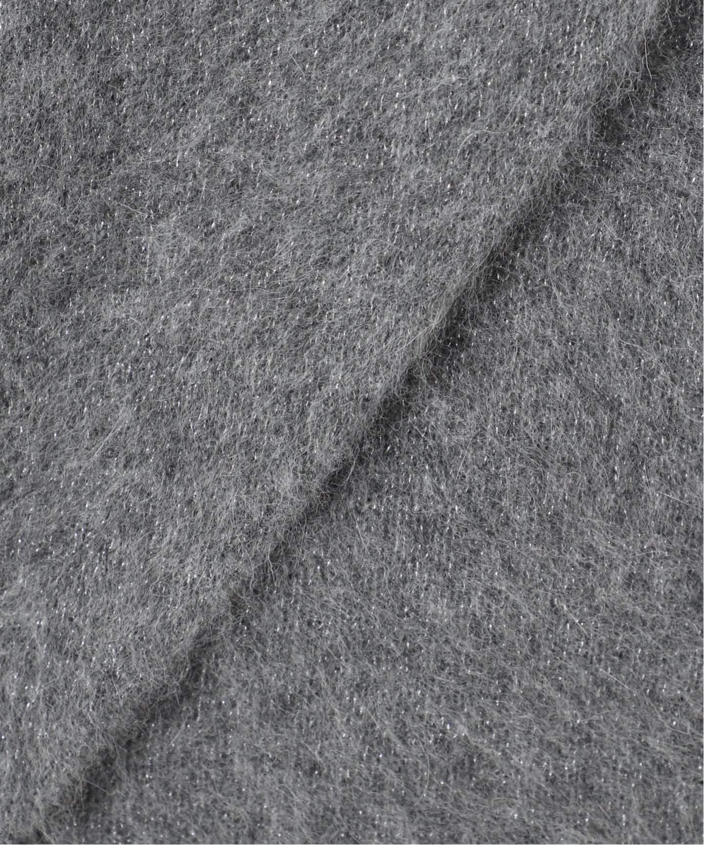 フォックスブレンドラメVネックプルオーバー（ニット／セーター）｜AP