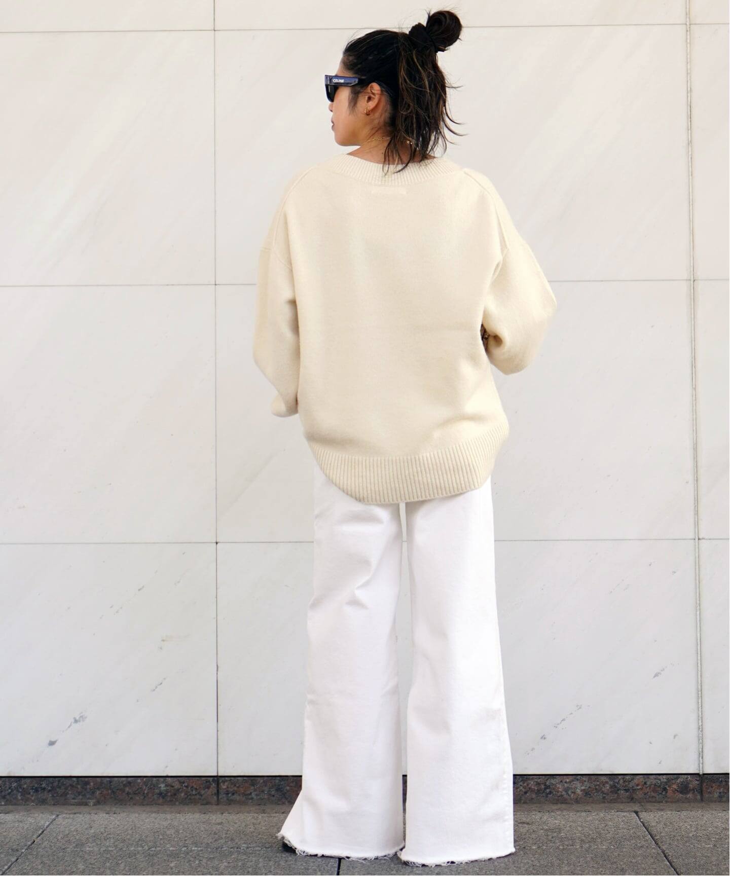 MULE Vネックプルオーバー（ニット／セーター）｜AP STUDIO（エーピー