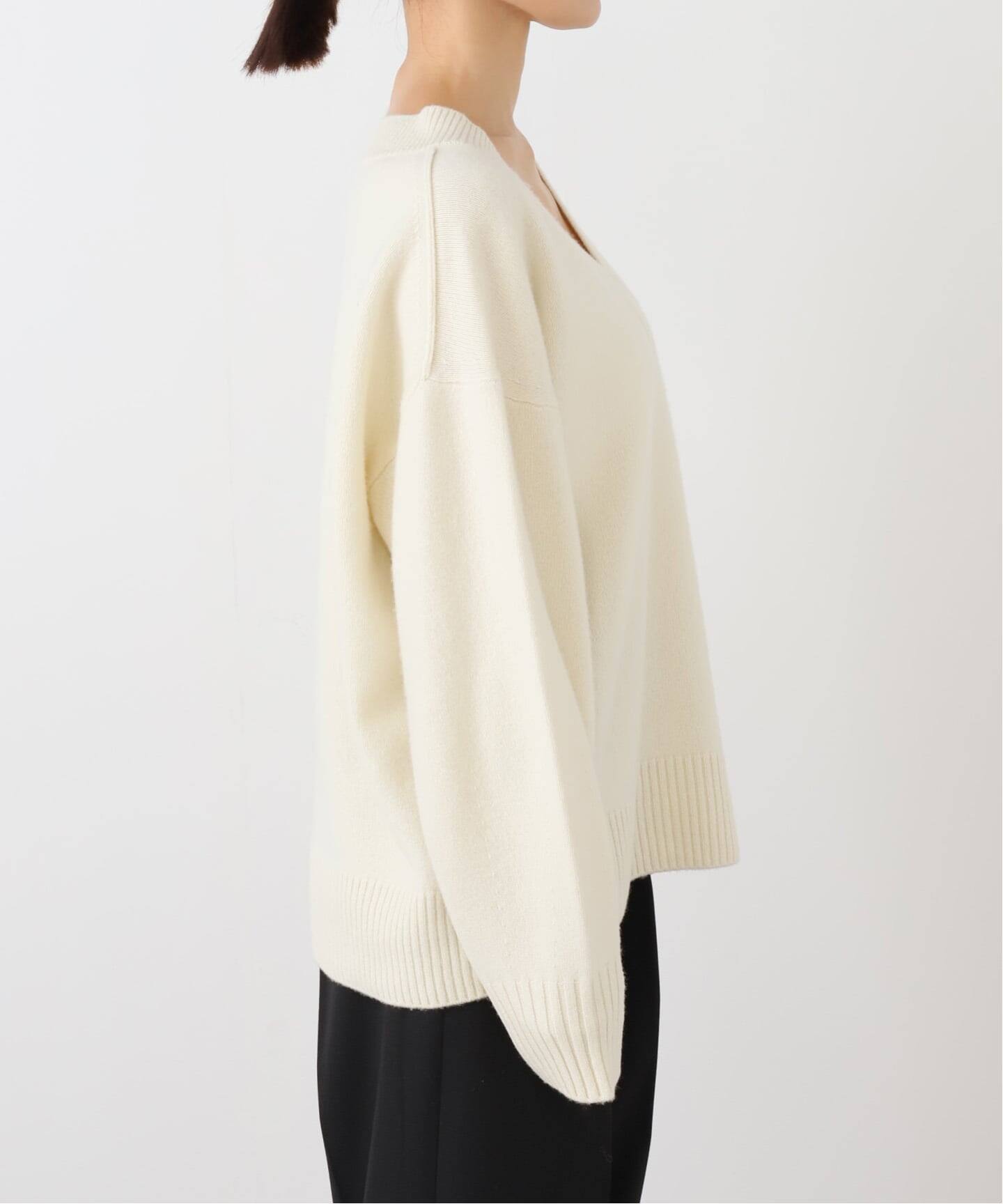 MULE Vネックプルオーバー（ニット／セーター）｜AP STUDIO（エーピー